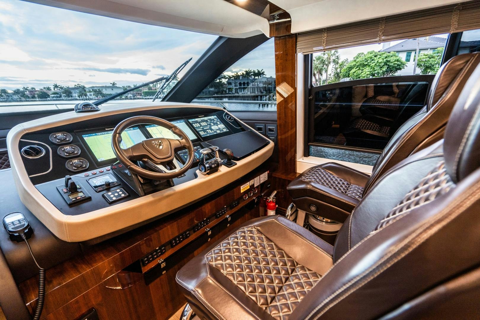 a car with a radio and a radio in it aboard BLIND DATE Yacht for Sale