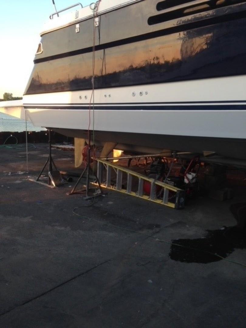 a boat on the water aboard JOIE DU ROI Yacht for Sale