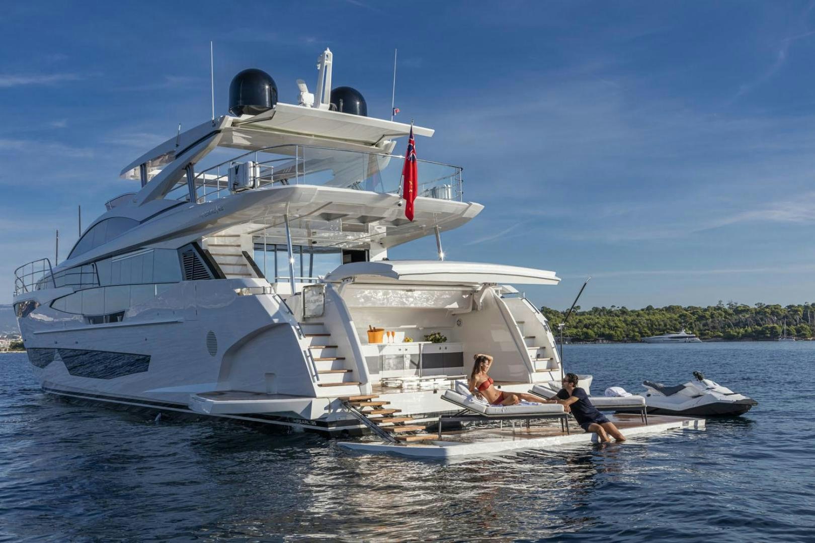 a couple of people on a boat aboard NONE Yacht for Sale