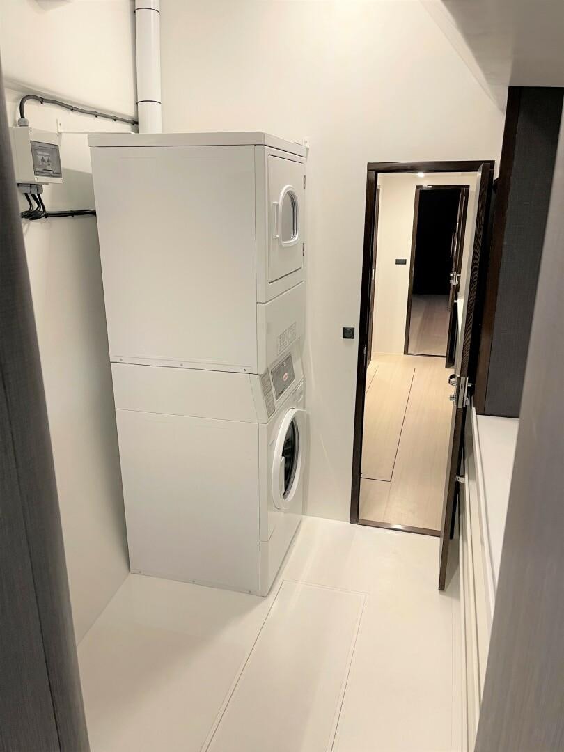 a room with a machine aboard SKYE Yacht for Sale