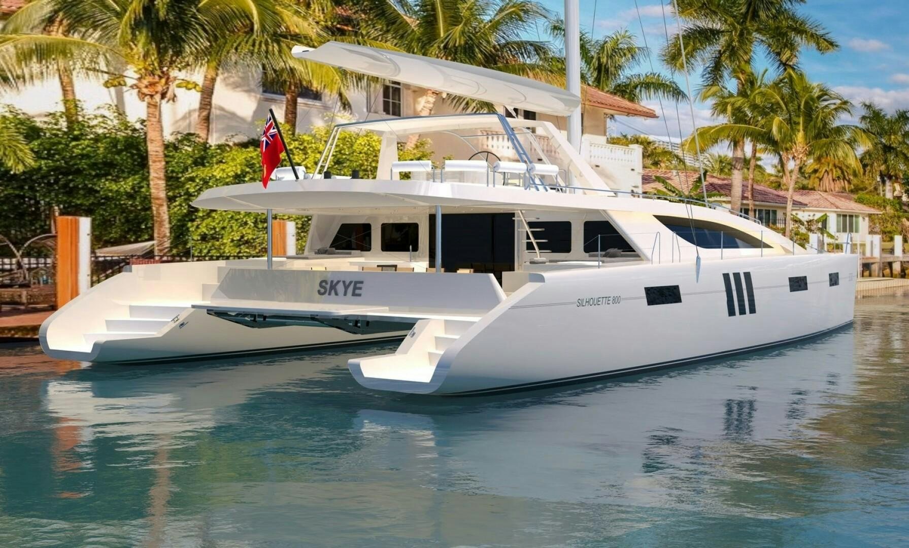 a boat on the water aboard SKYE Yacht for Sale