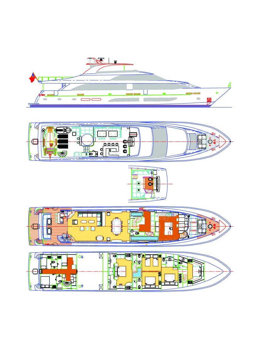 diagram aboard GALATI G120 SIGNATURE SERIES Yacht for Sale