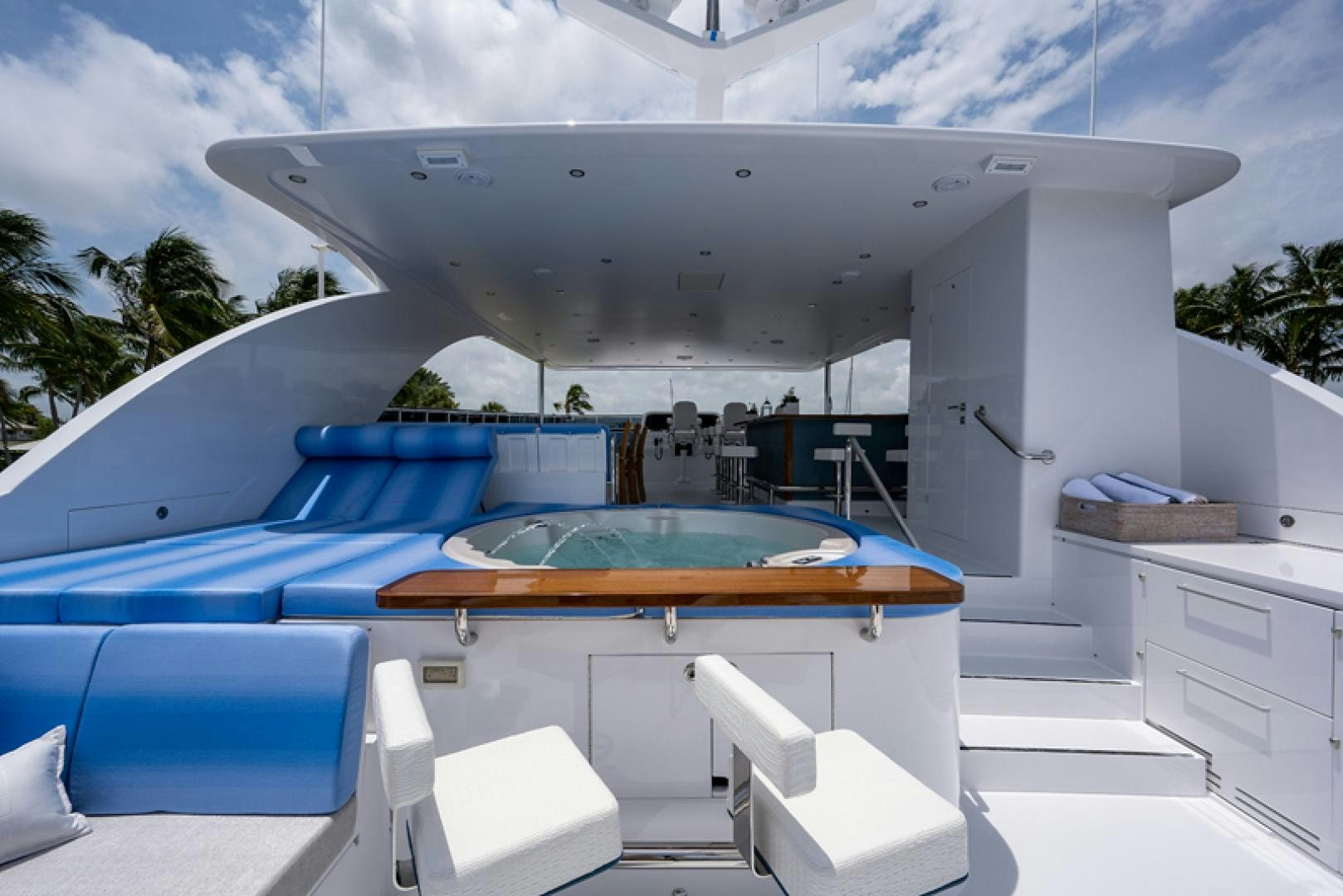 a building with a pool aboard GALATI G120 SIGNATURE SERIES Yacht for Sale
