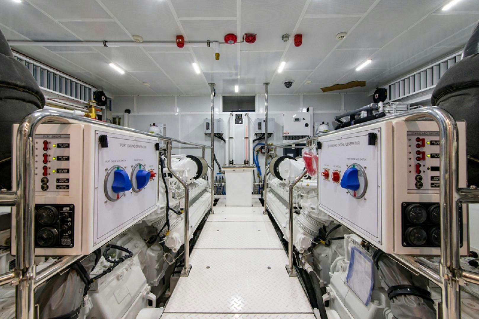 a room with several machines aboard GALATI G120 SIGNATURE SERIES Yacht for Sale