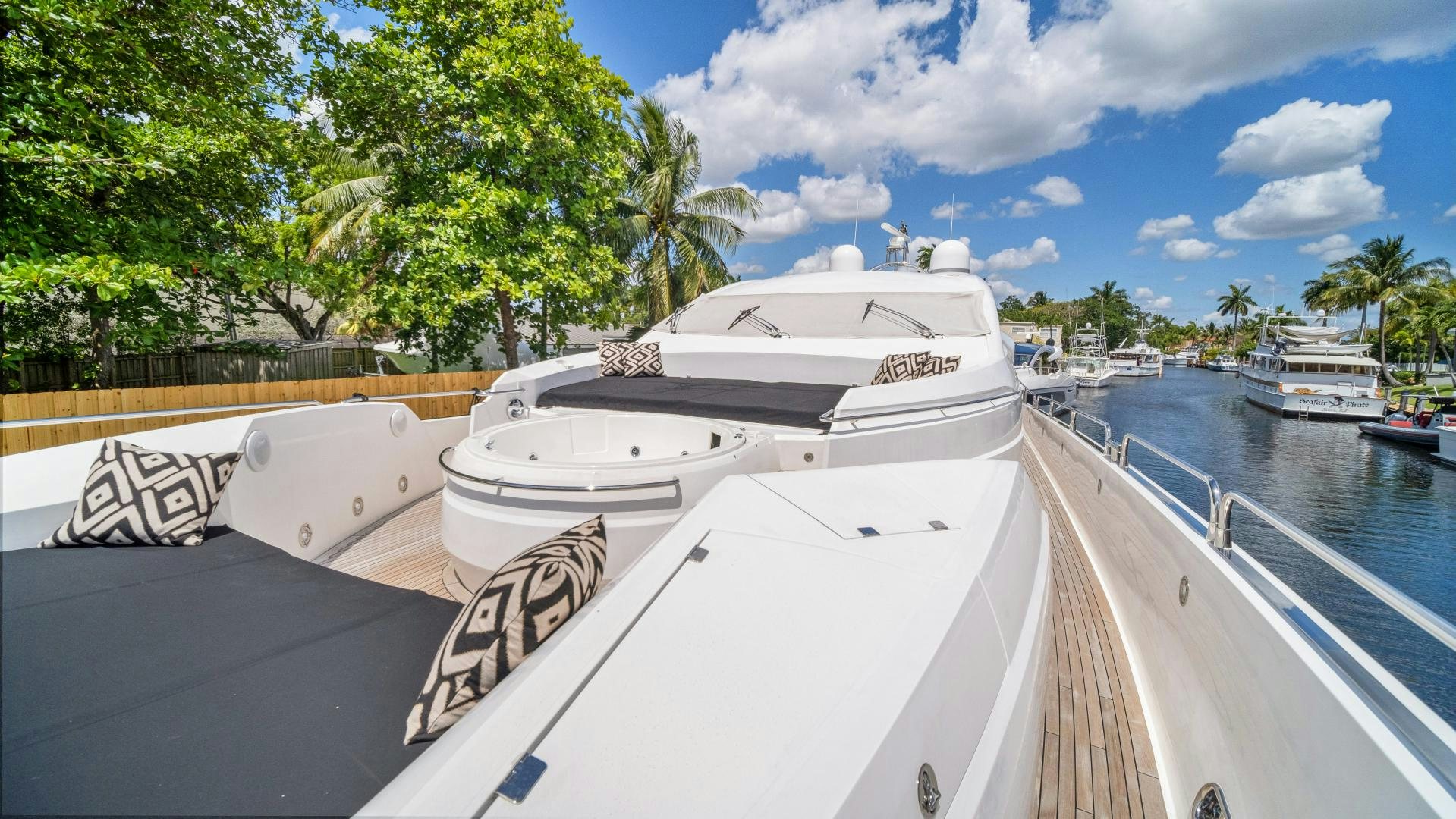 a boat on a body of water aboard DIABLO BLANCO Yacht for Sale