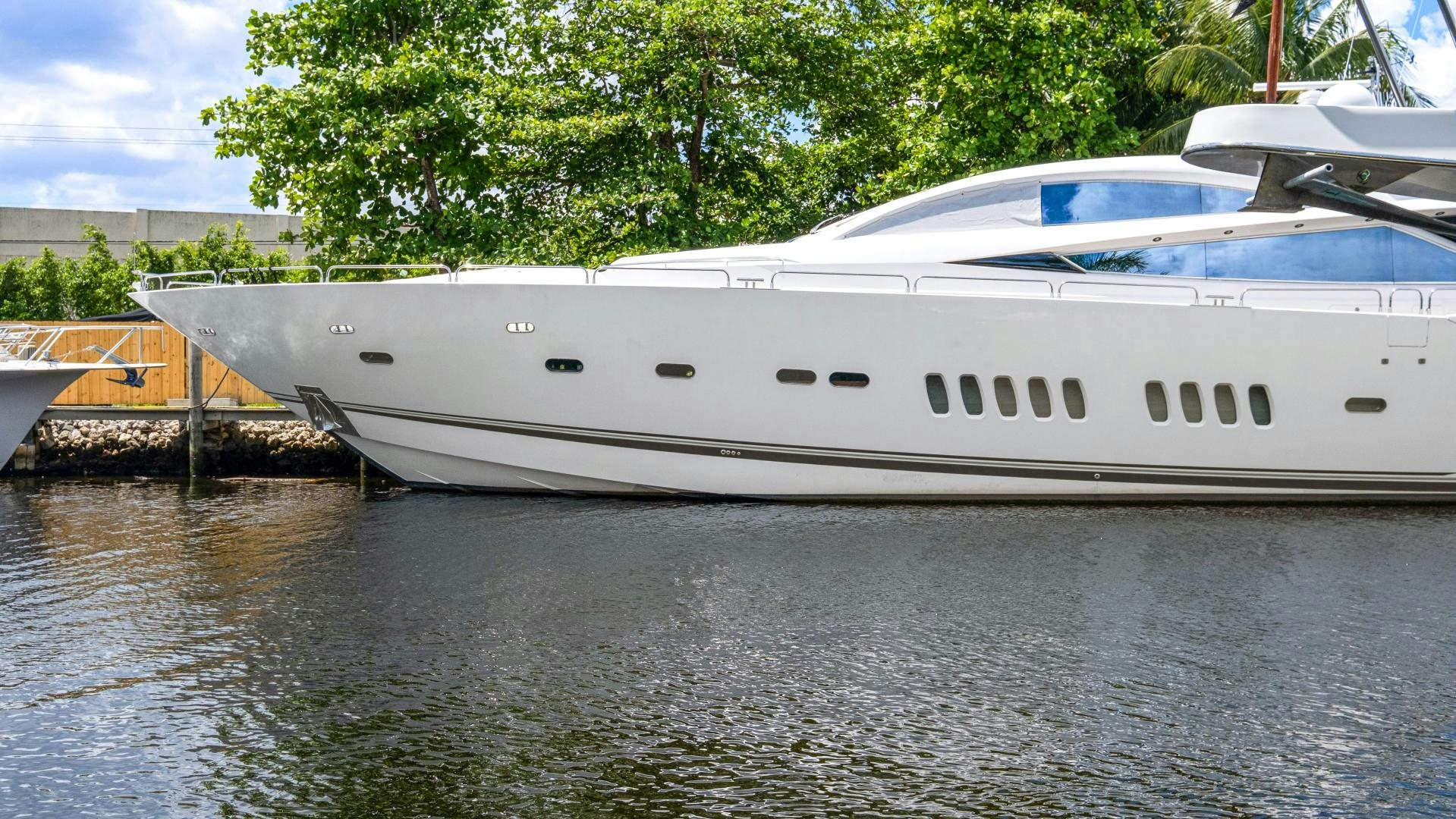 a couple of white yachts docked aboard DIABLO BLANCO Yacht for Sale