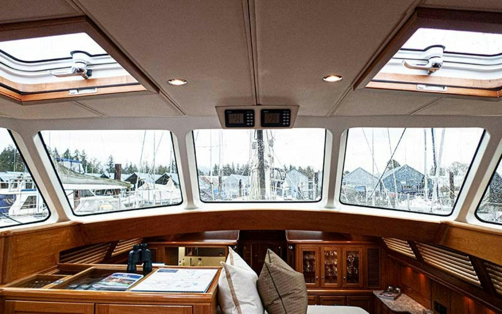 inside of a boat aboard AVALON Yacht for Sale