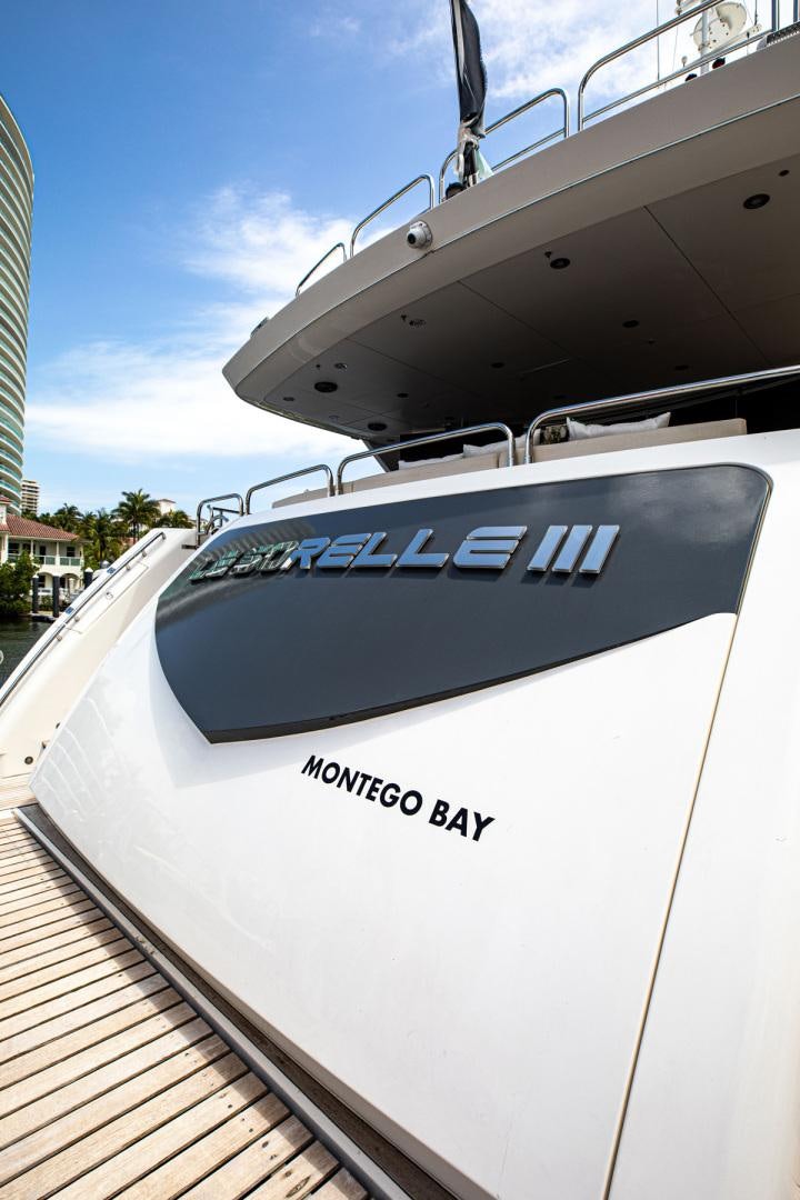 a boat on the water aboard LE SORELLE III Yacht for Sale