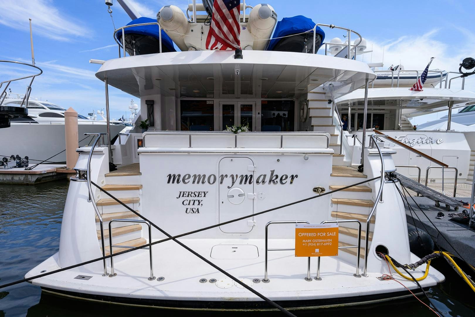 diagram aboard MEMORYMAKER Yacht for Sale