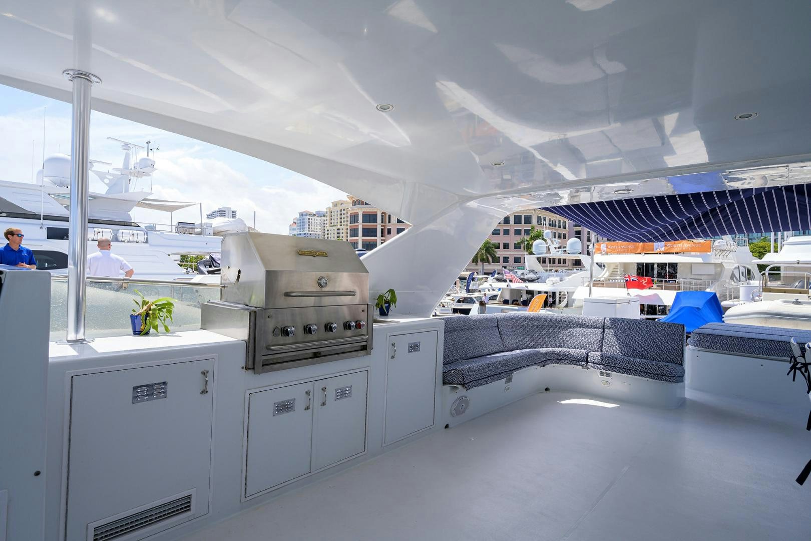 a room with a few people aboard MEMORYMAKER Yacht for Sale