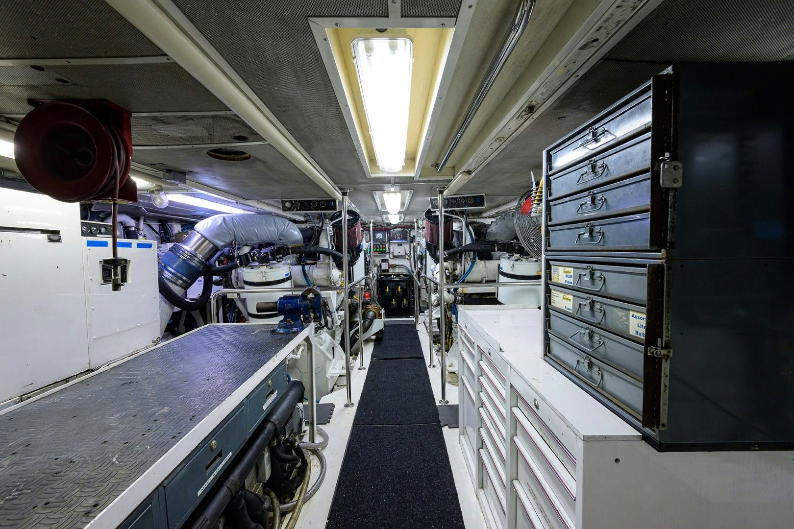 inside of a vehicle aboard MEMORYMAKER Yacht for Sale