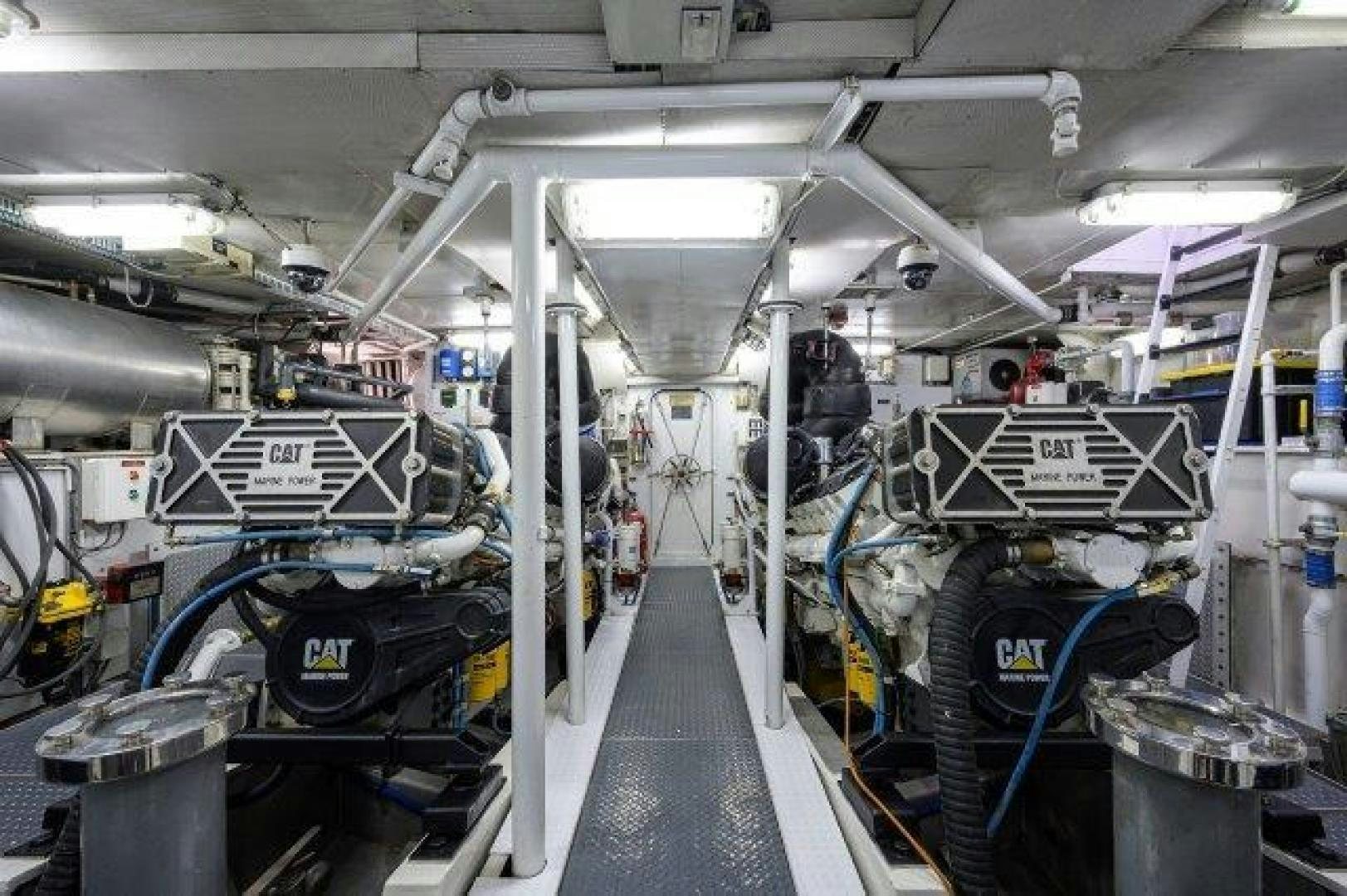 a room with machinery aboard UH OH Yacht for Sale