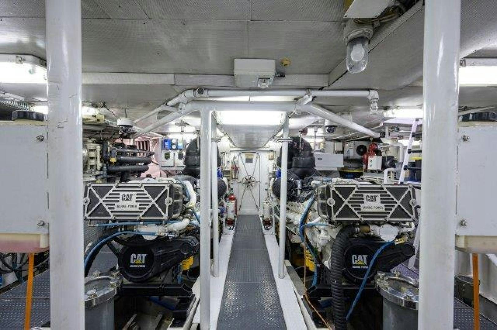 a room with machinery aboard UH OH Yacht for Sale