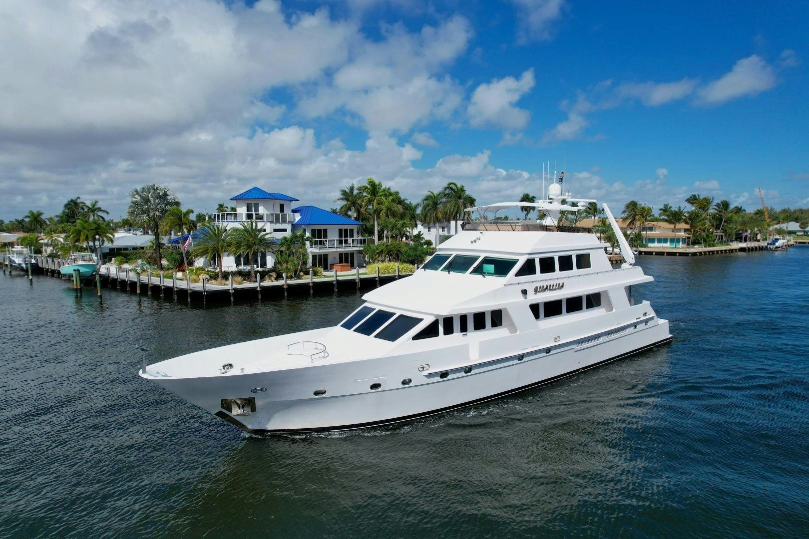 a boat on the water aboard GLEN ELLEN Yacht for Sale
