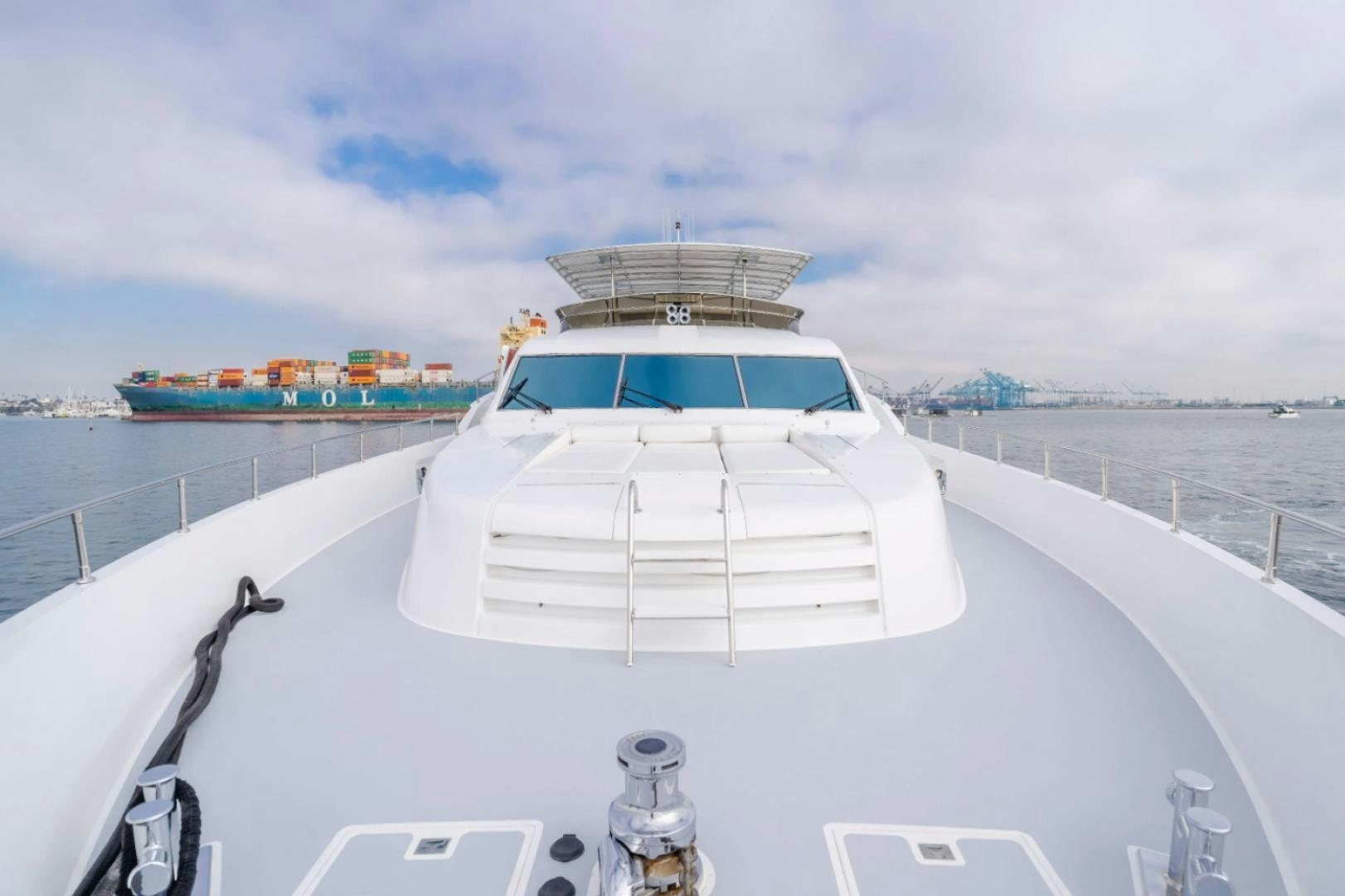 a boat on a road aboard MARBELLA Yacht for Sale