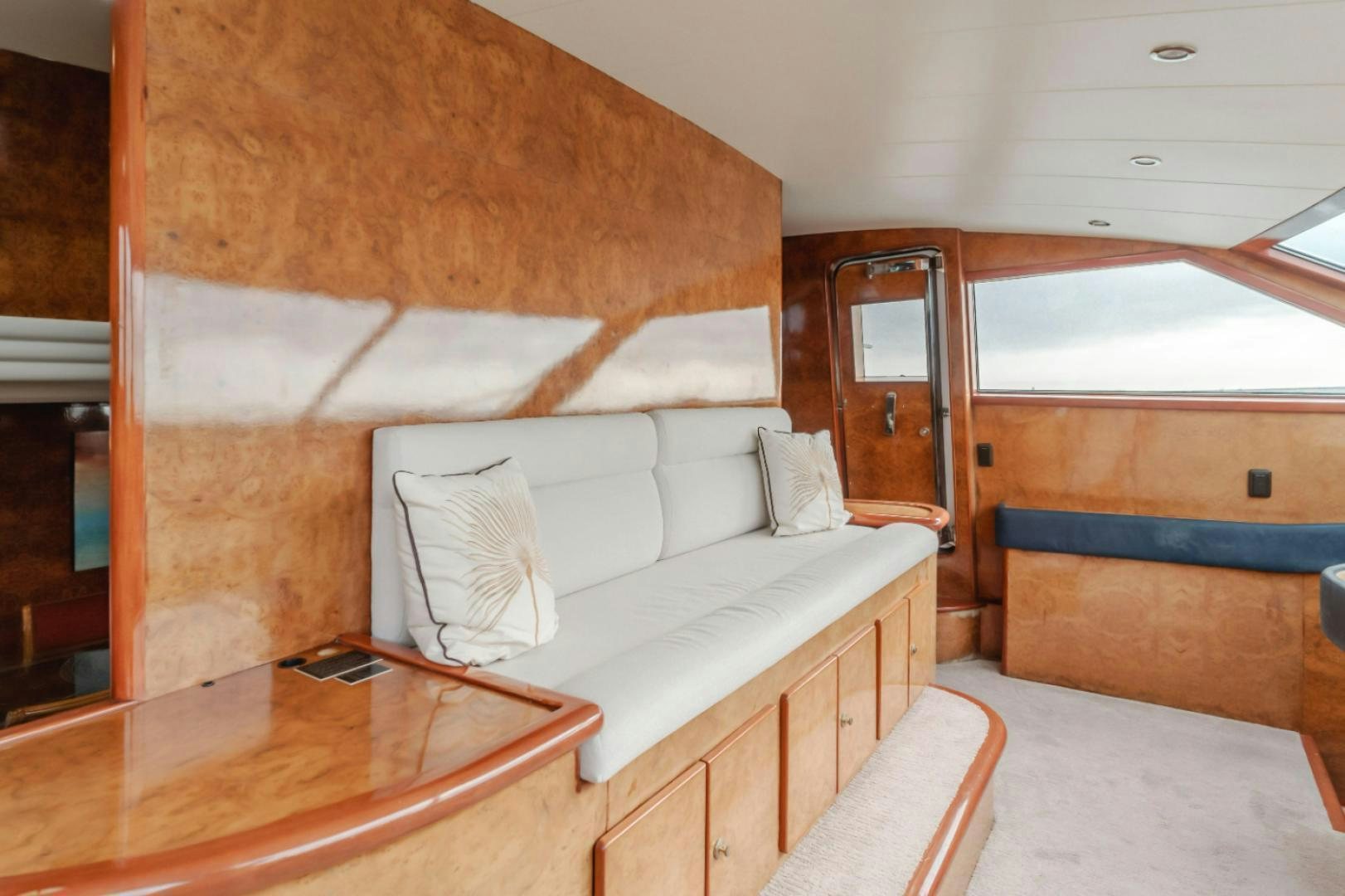 a bed in a cabin aboard MARBELLA Yacht for Sale