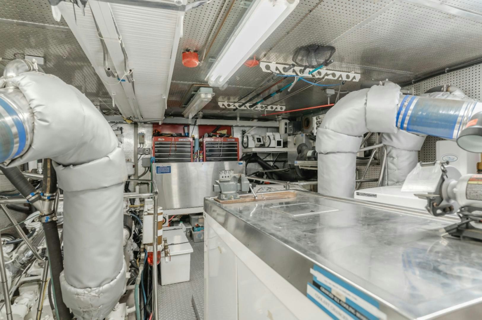 a close-up of a machine aboard MARBELLA Yacht for Sale