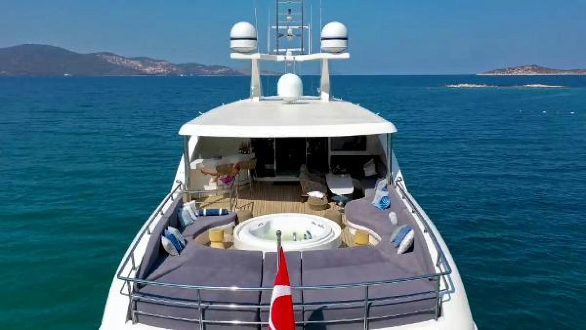 a boat on the water aboard VETRO Yacht for Sale