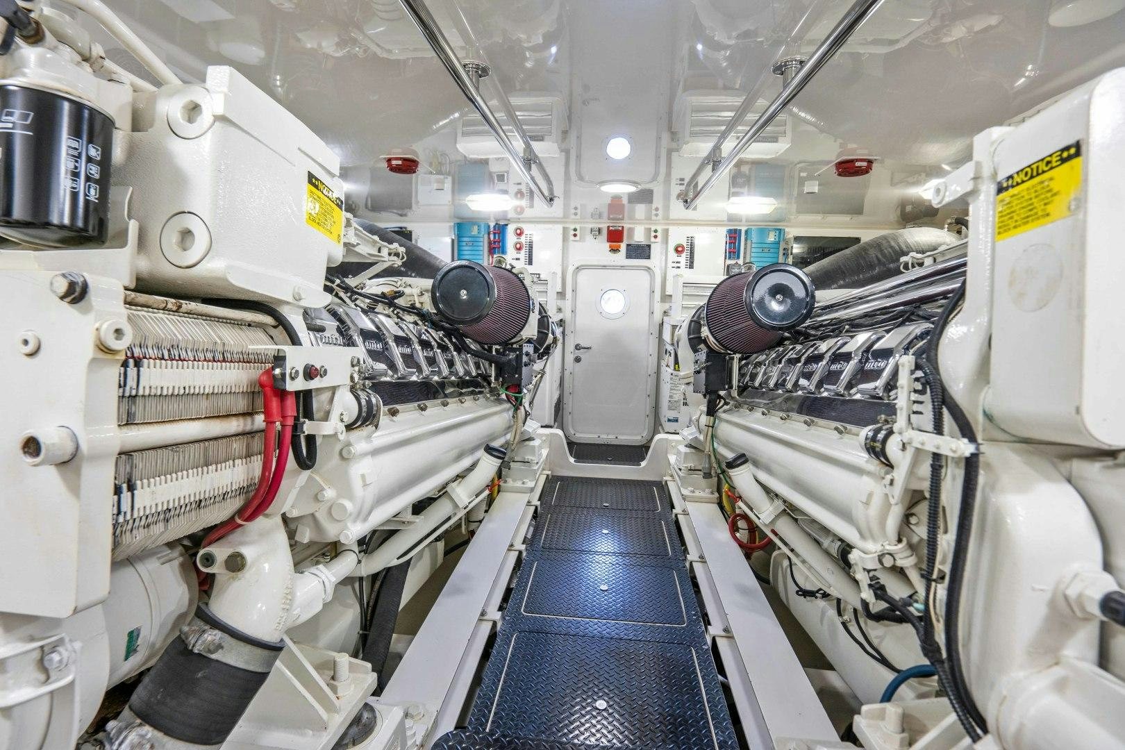 a room with several machines aboard LAST CALL Yacht for Sale