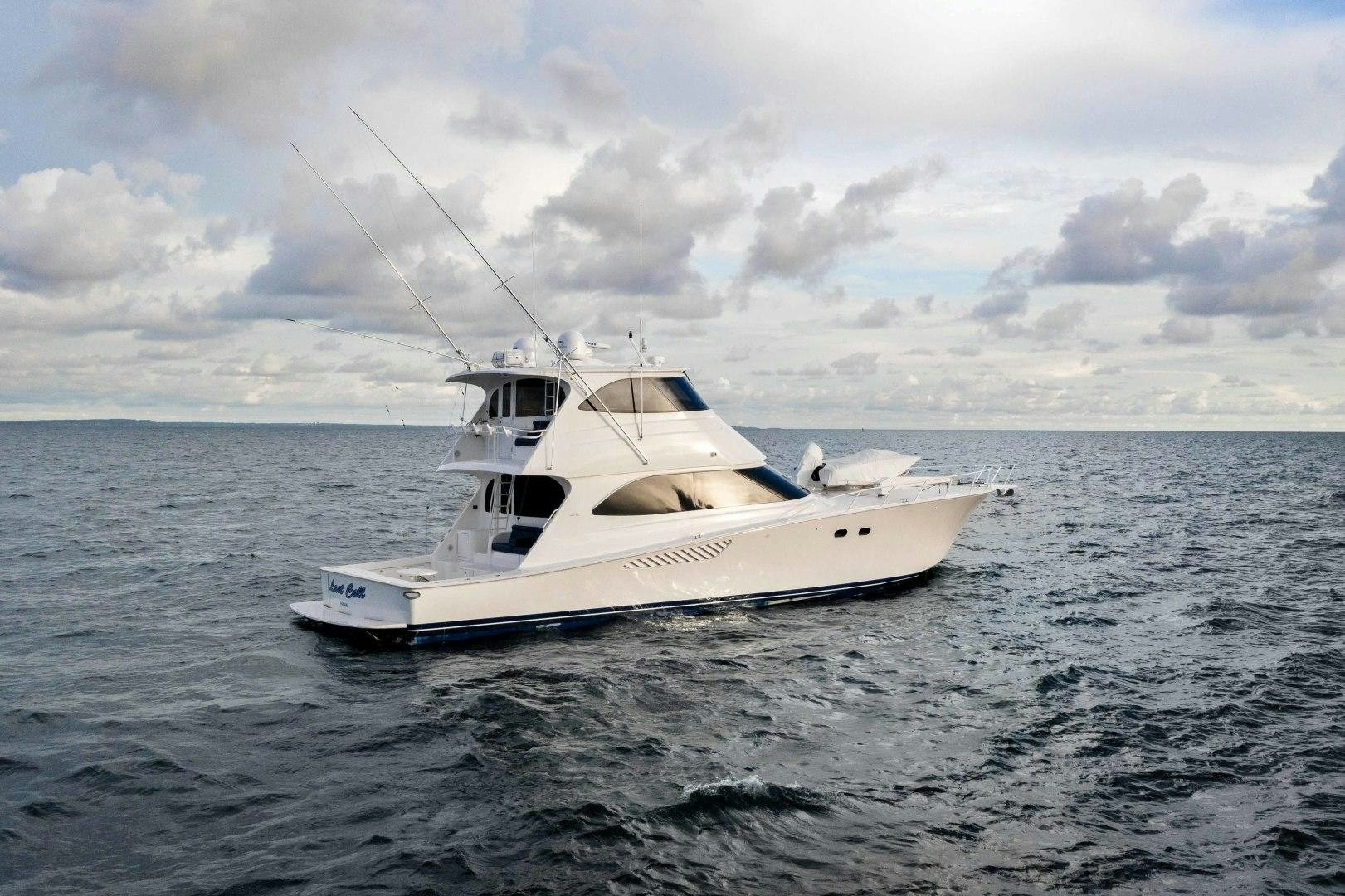 a boat in the water aboard LAST CALL Yacht for Sale