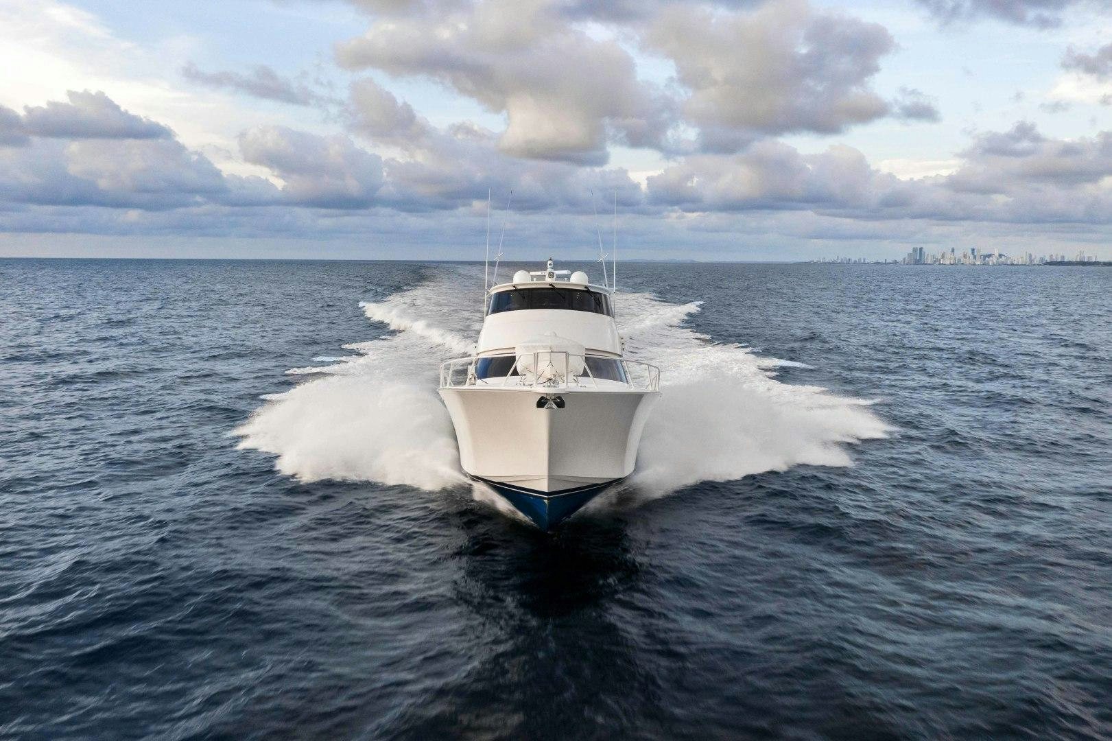a boat on the water aboard LAST CALL Yacht for Sale