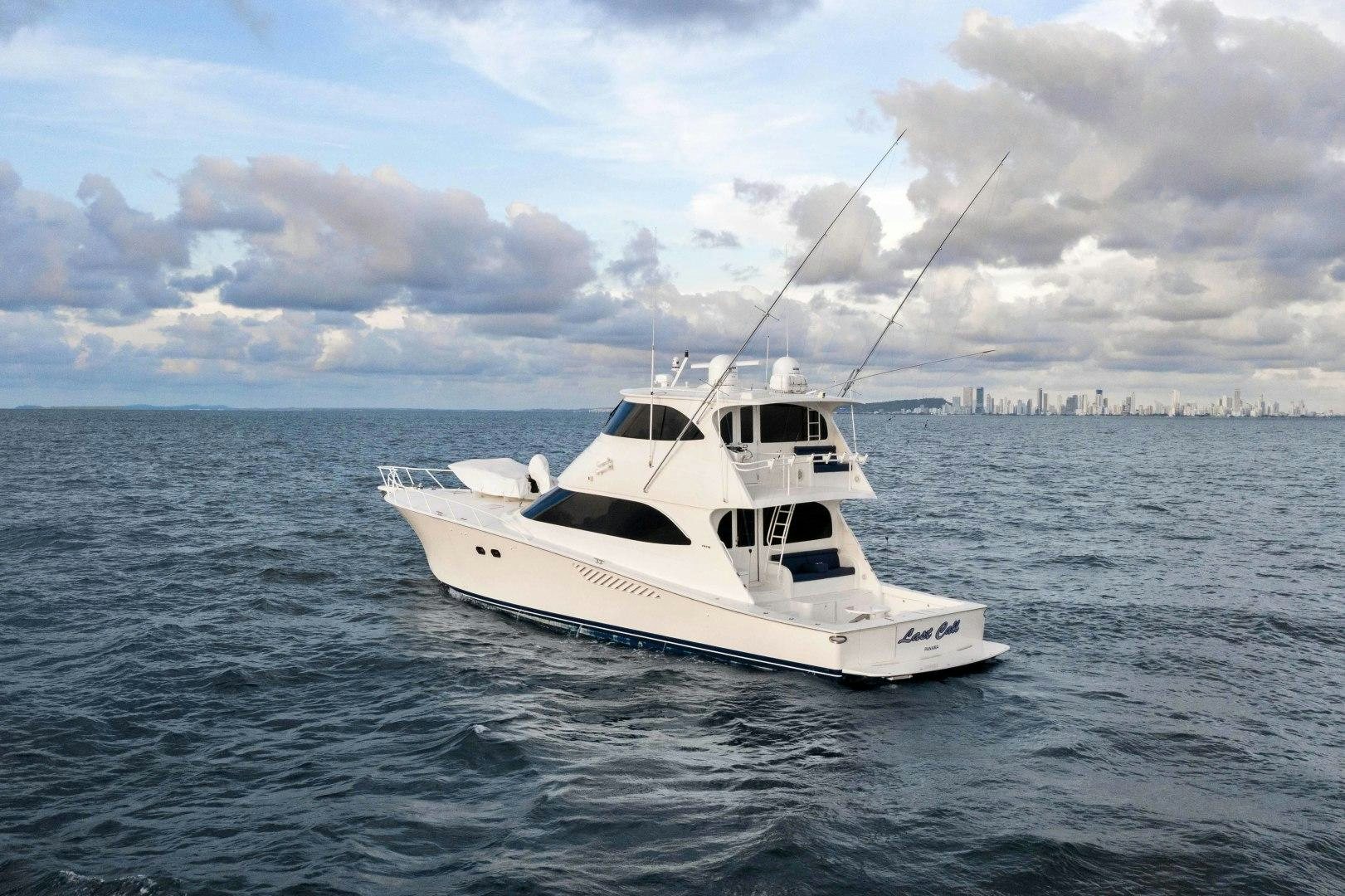 a boat in the water aboard LAST CALL Yacht for Sale