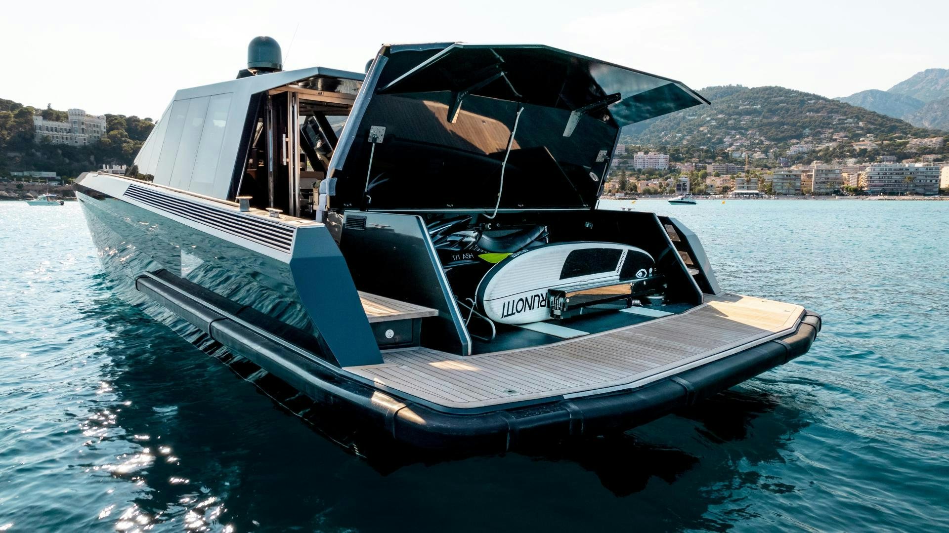 a boat on the water aboard ASH Yacht for Sale