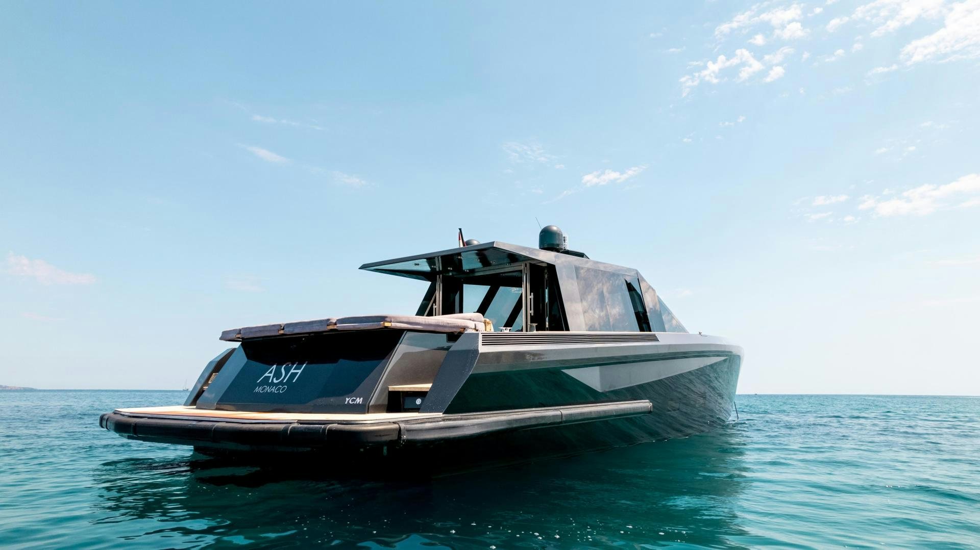 a boat in the water aboard ASH Yacht for Sale