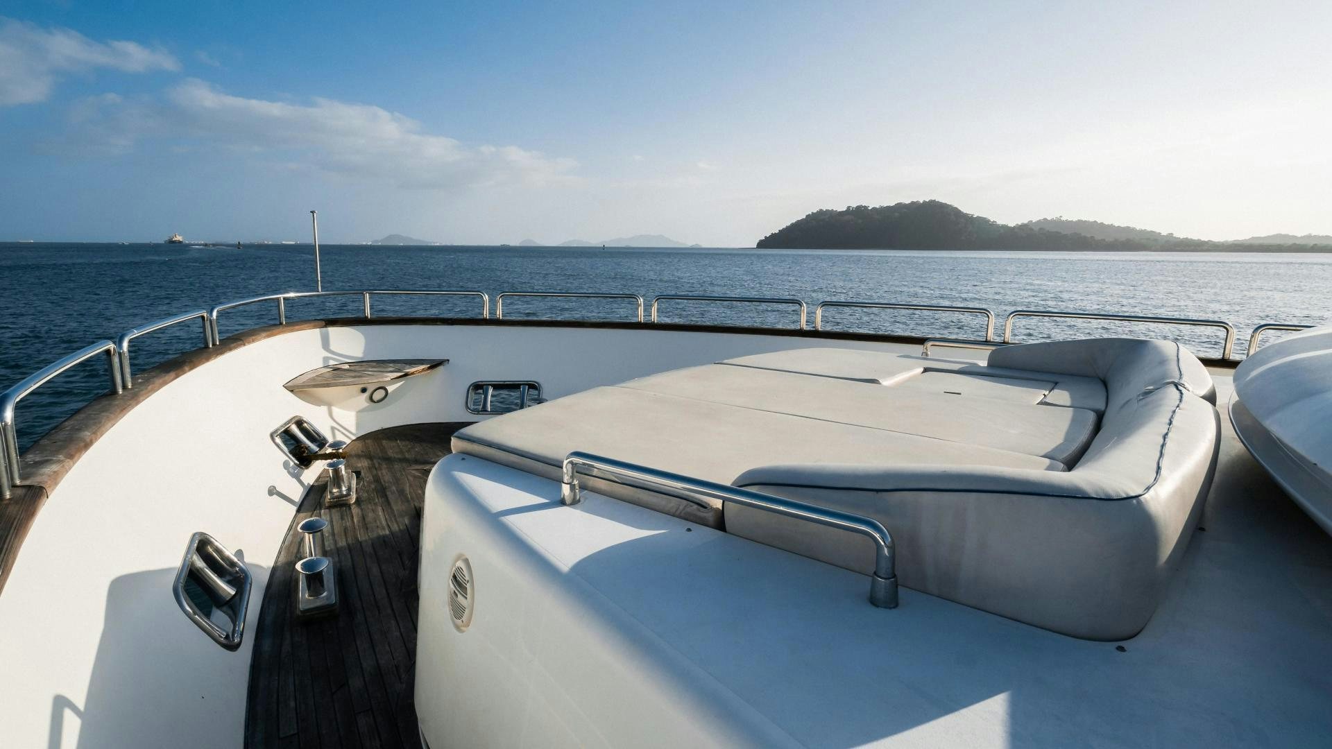 a boat on the water aboard CAMY ED Yacht for Sale