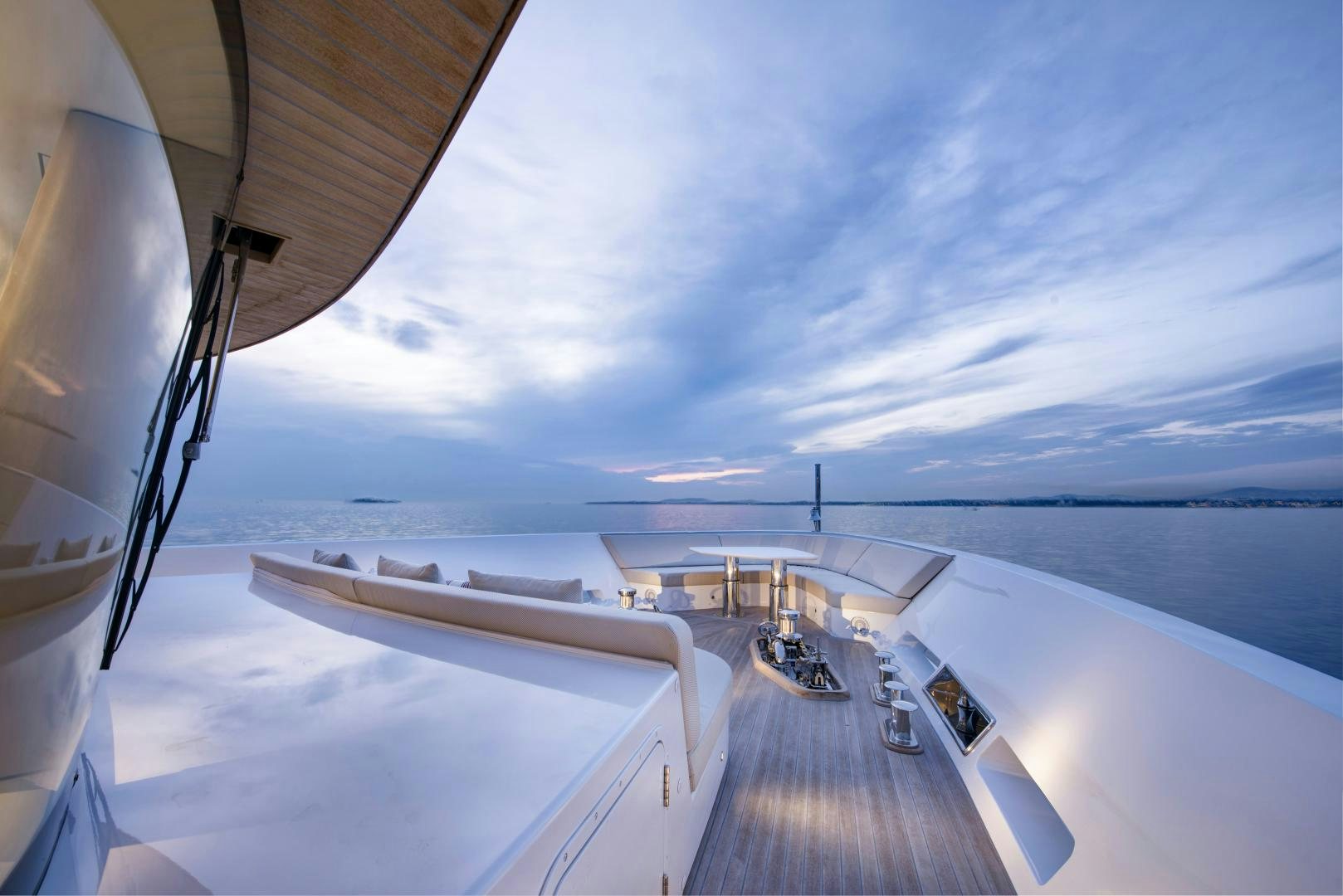 a boat on the water aboard ALFRESCO 125 Yacht for Sale