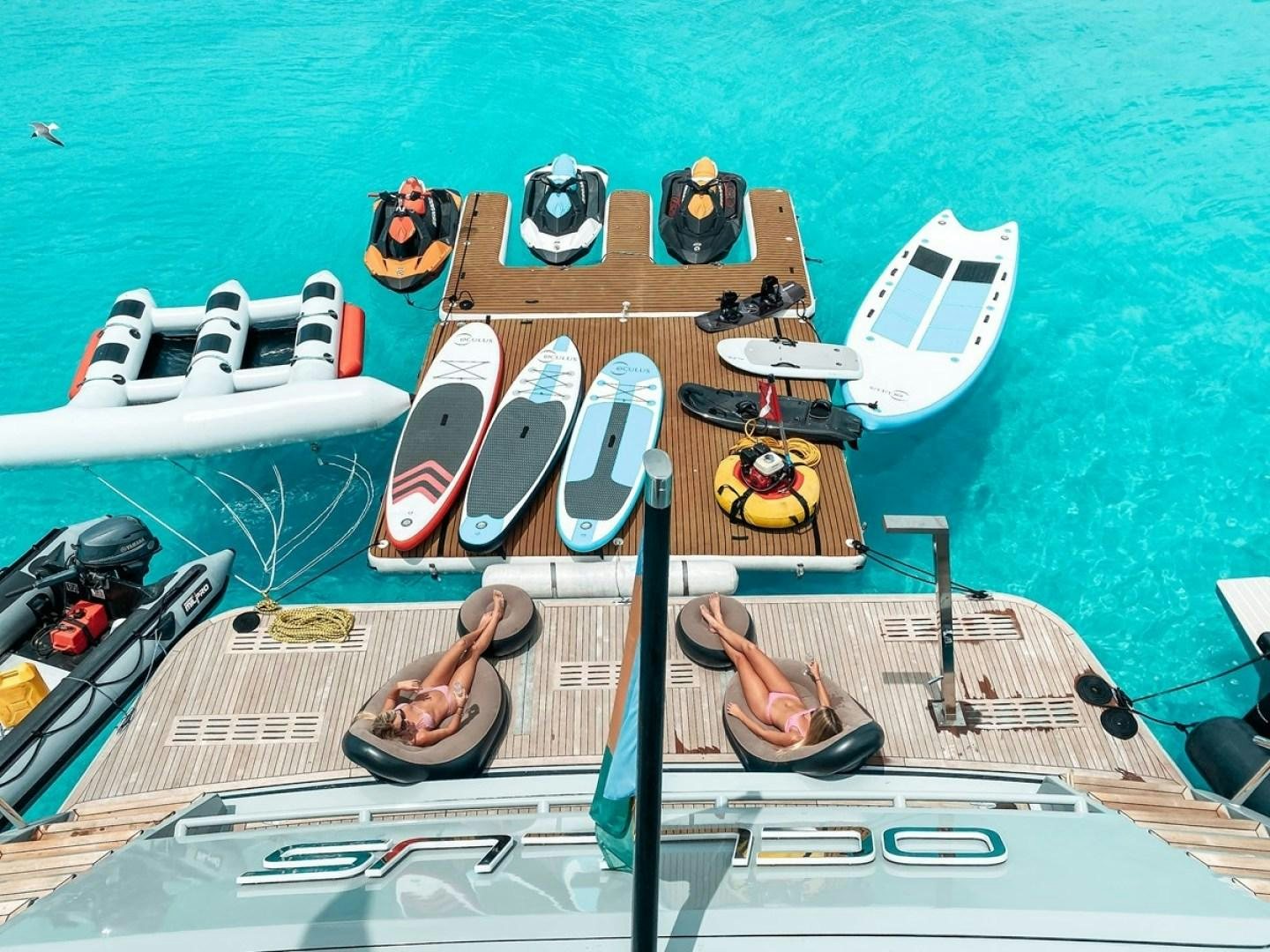 graphical user interface aboard OCULUS Yacht for Sale