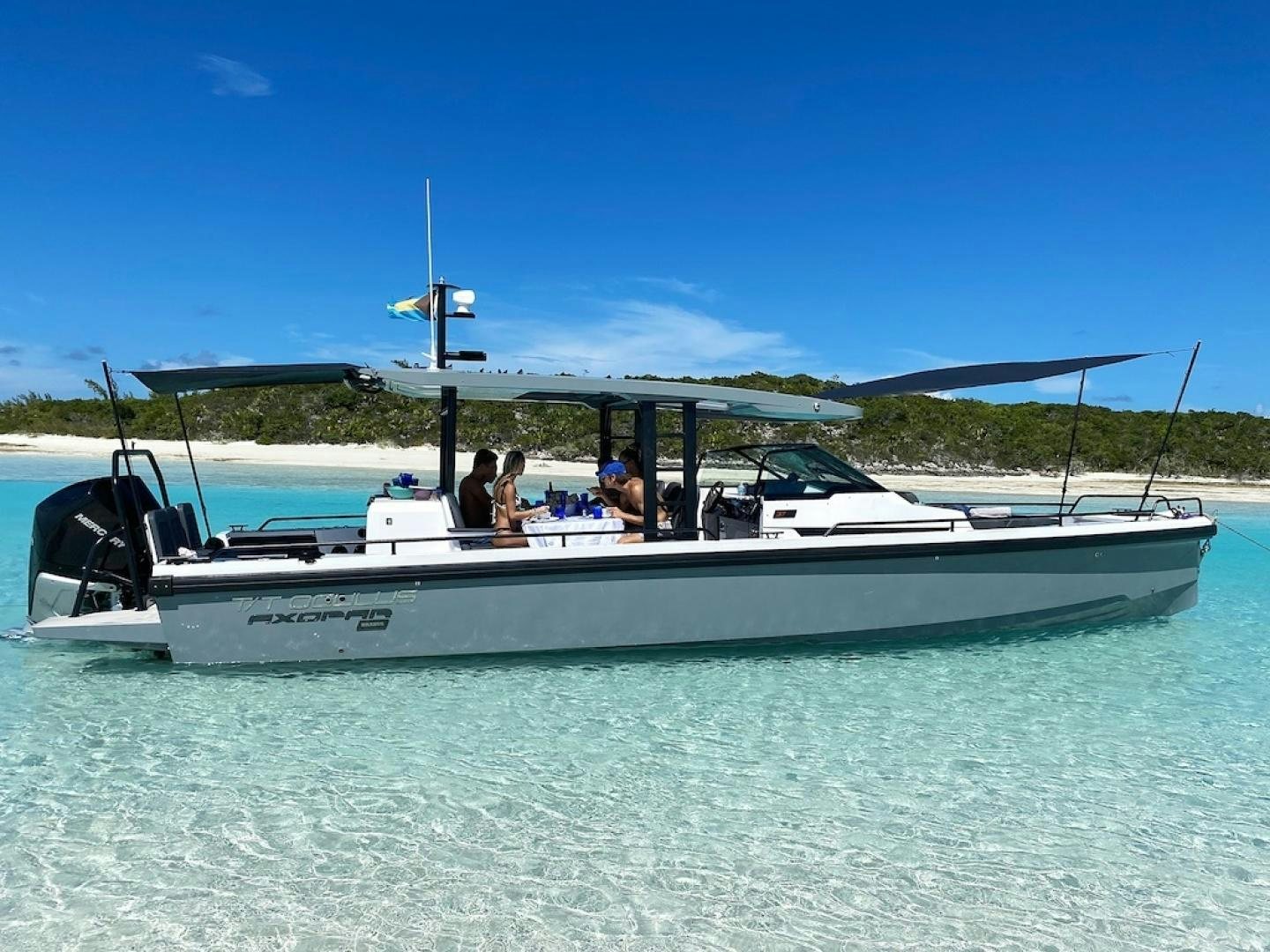 a boat on the water aboard OCULUS Yacht for Sale