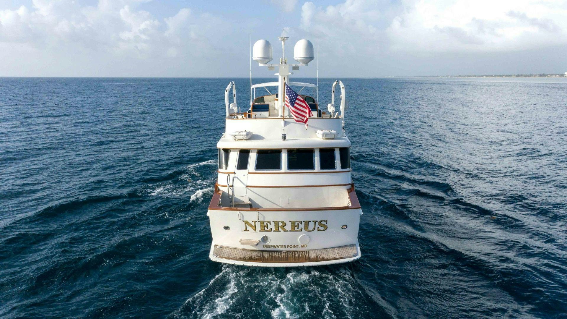 a boat in the water aboard NEREUS Yacht for Sale