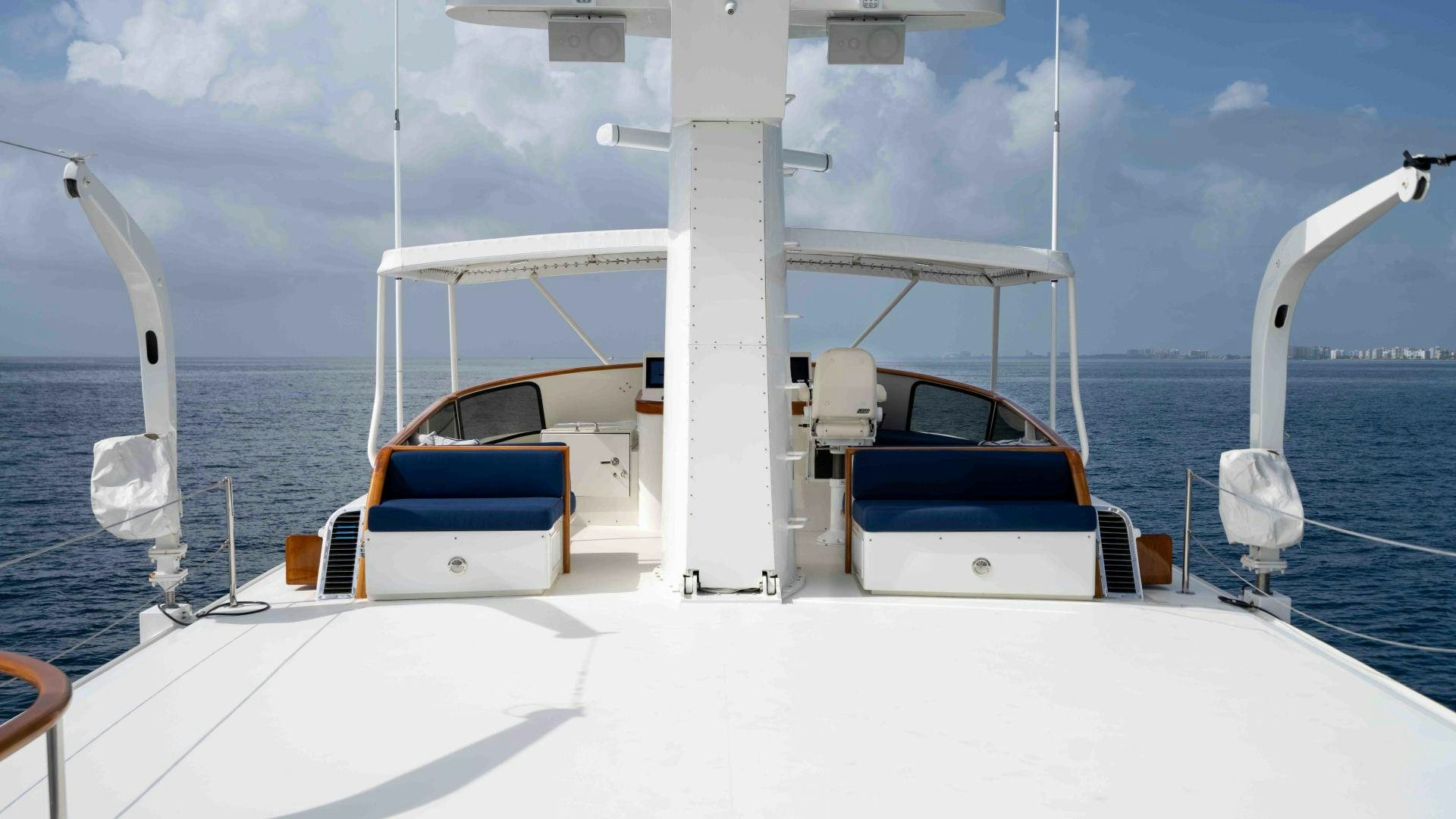 a boat on the water aboard NEREUS Yacht for Sale