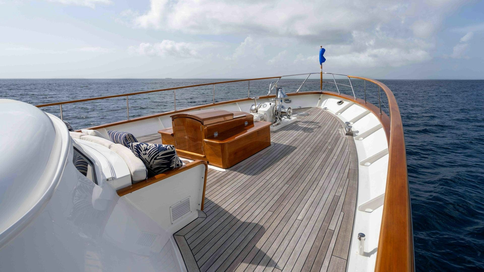 a boat on the water aboard NEREUS Yacht for Sale