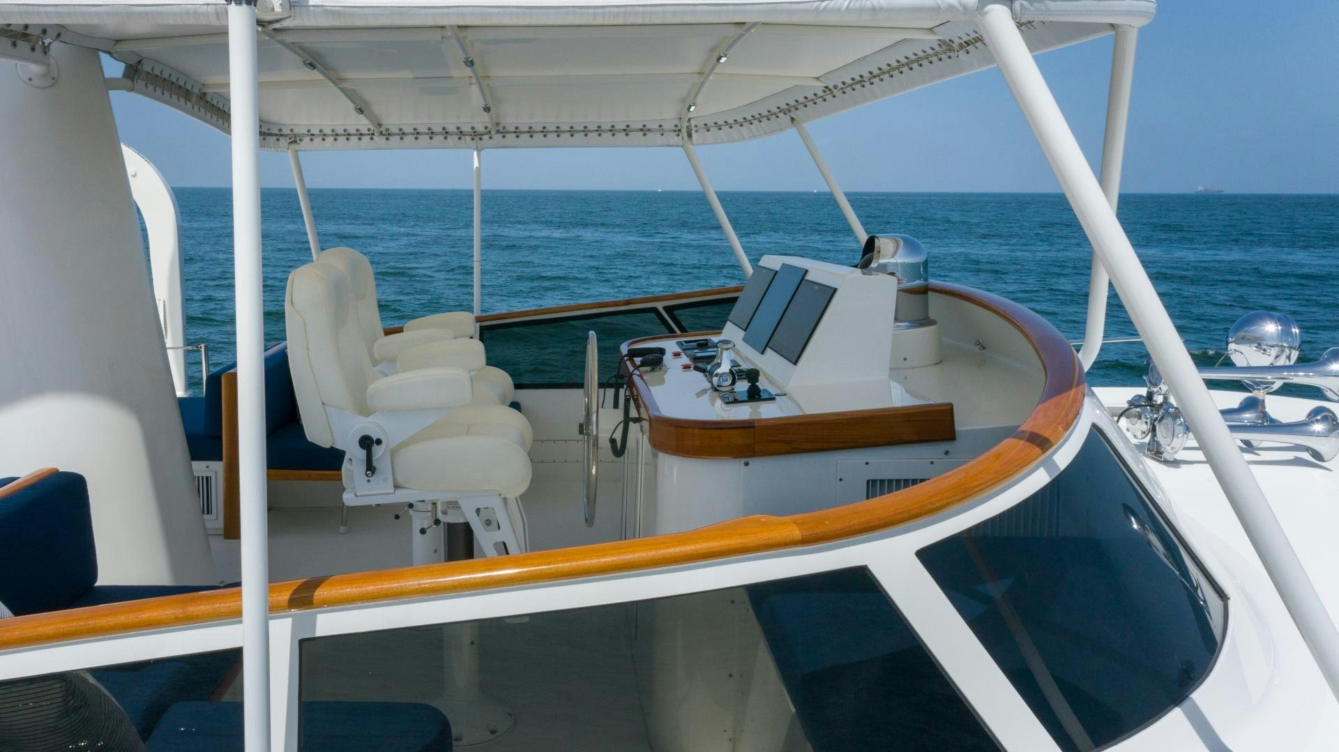 a boat on the water aboard NEREUS Yacht for Sale