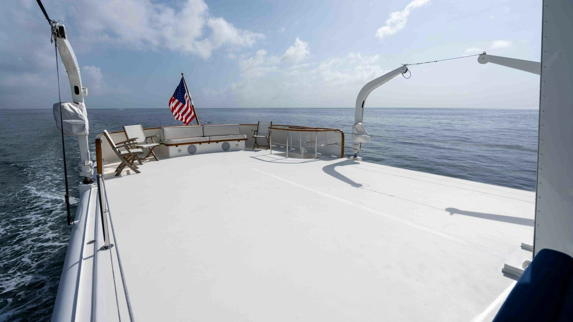 a boat on the water aboard NEREUS Yacht for Sale