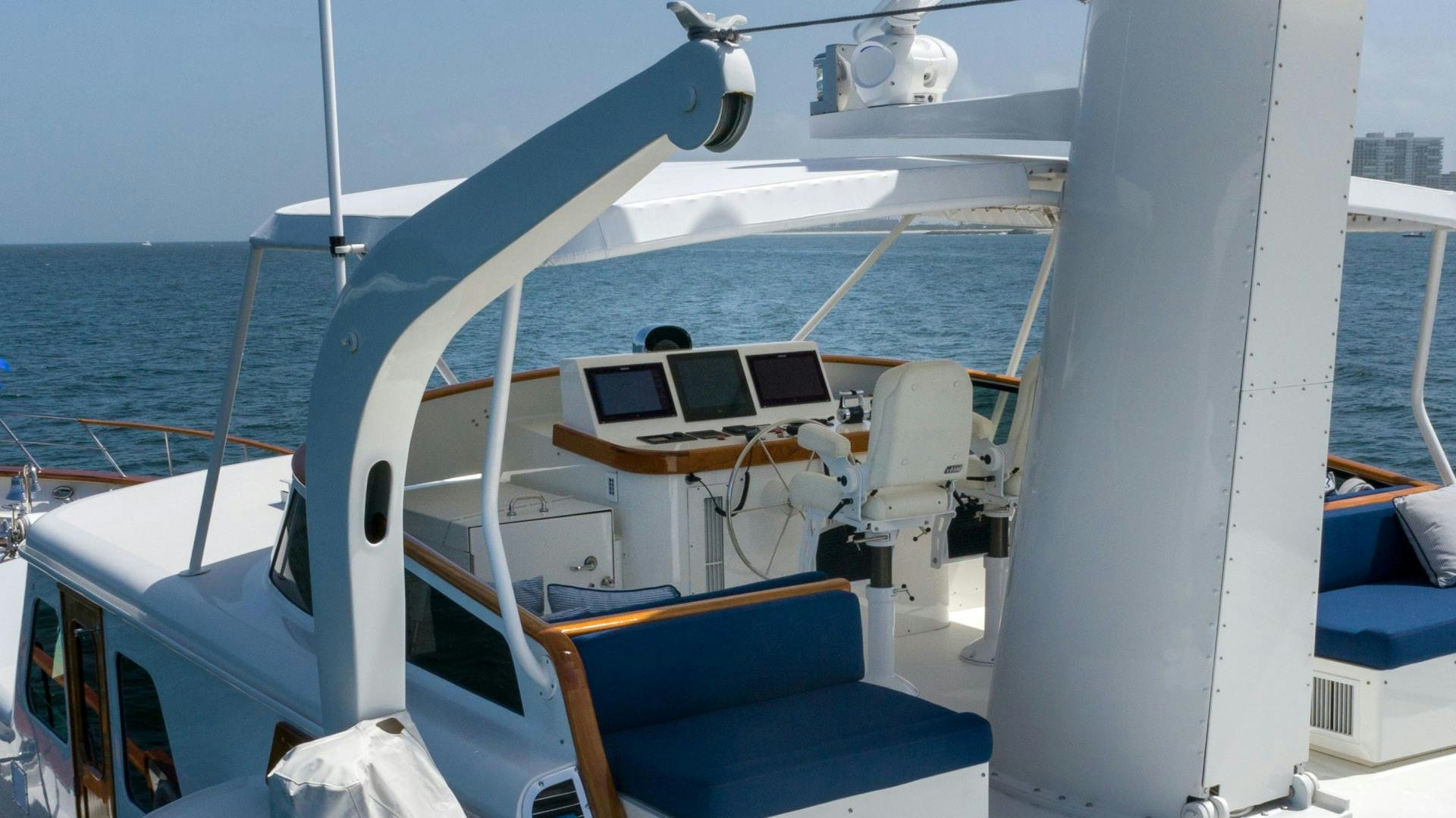 a boat on the water aboard NEREUS Yacht for Sale