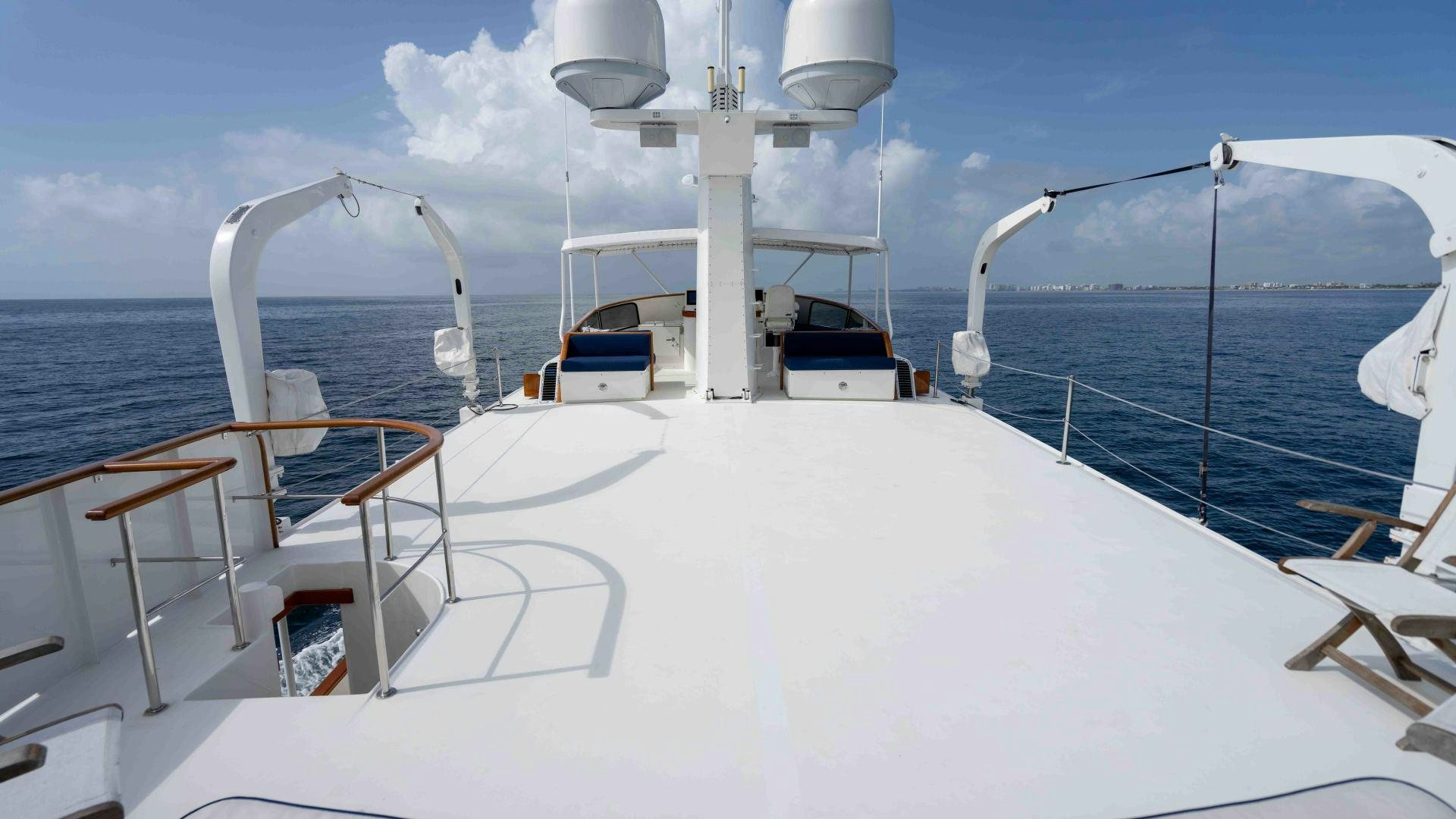 a boat on the water aboard NEREUS Yacht for Sale