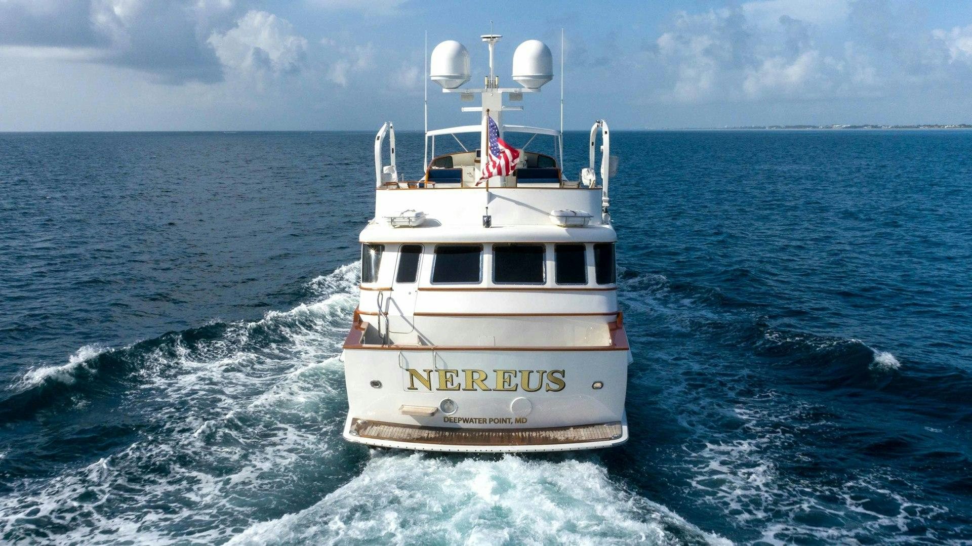 a boat in the water aboard NEREUS Yacht for Sale