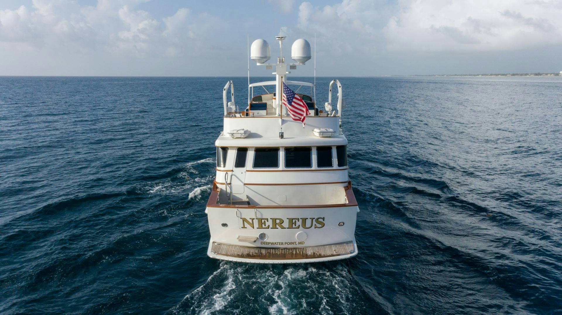 a boat in the water aboard NEREUS Yacht for Sale