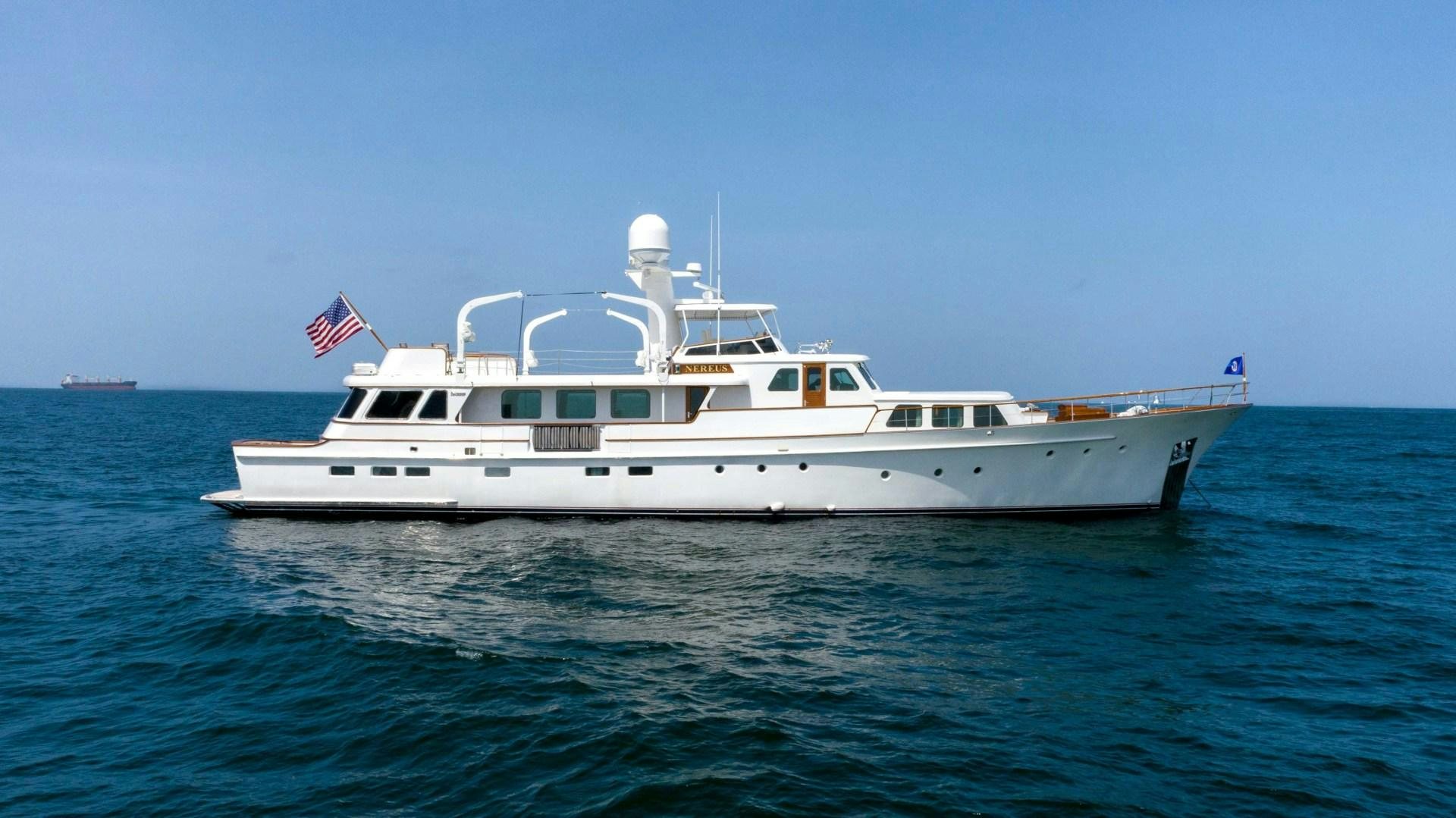 a boat in the water aboard NEREUS Yacht for Sale