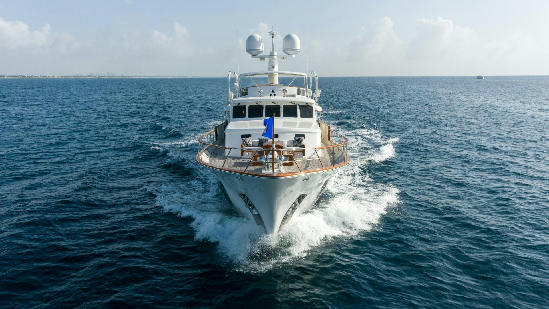 a boat in the water aboard NEREUS Yacht for Sale