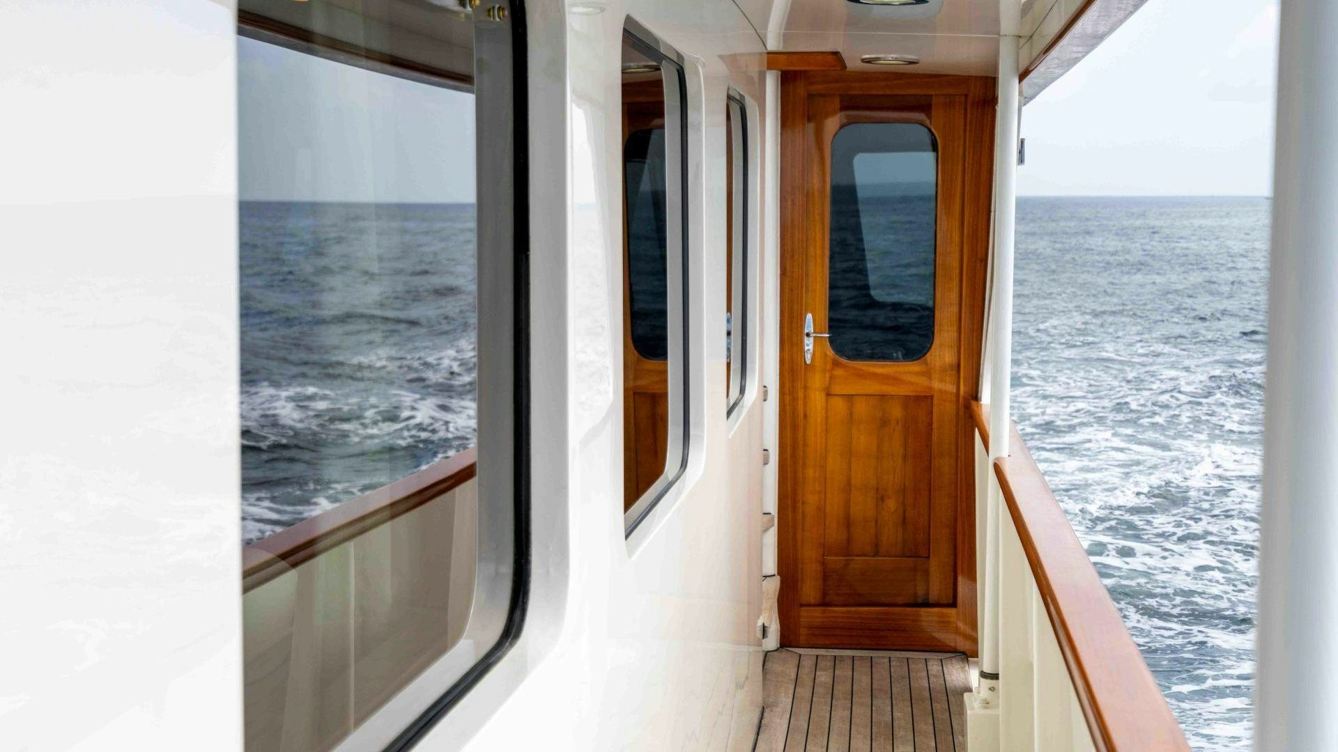 a boat on the water aboard NEREUS Yacht for Sale