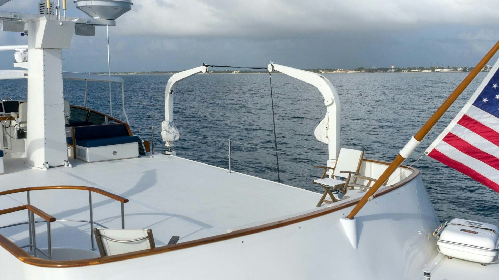 a boat on the water aboard NEREUS Yacht for Sale