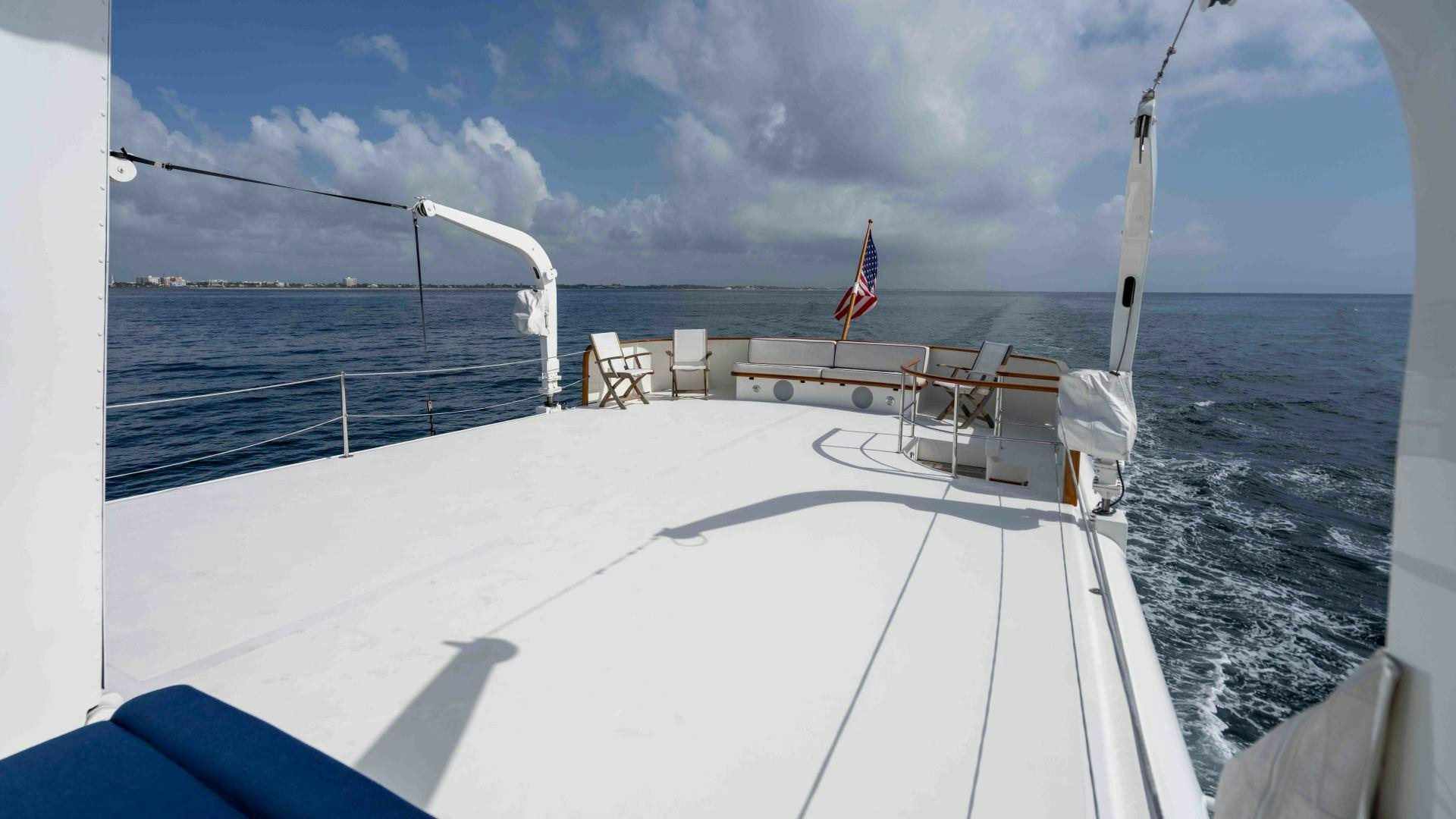 a boat on the water aboard NEREUS Yacht for Sale