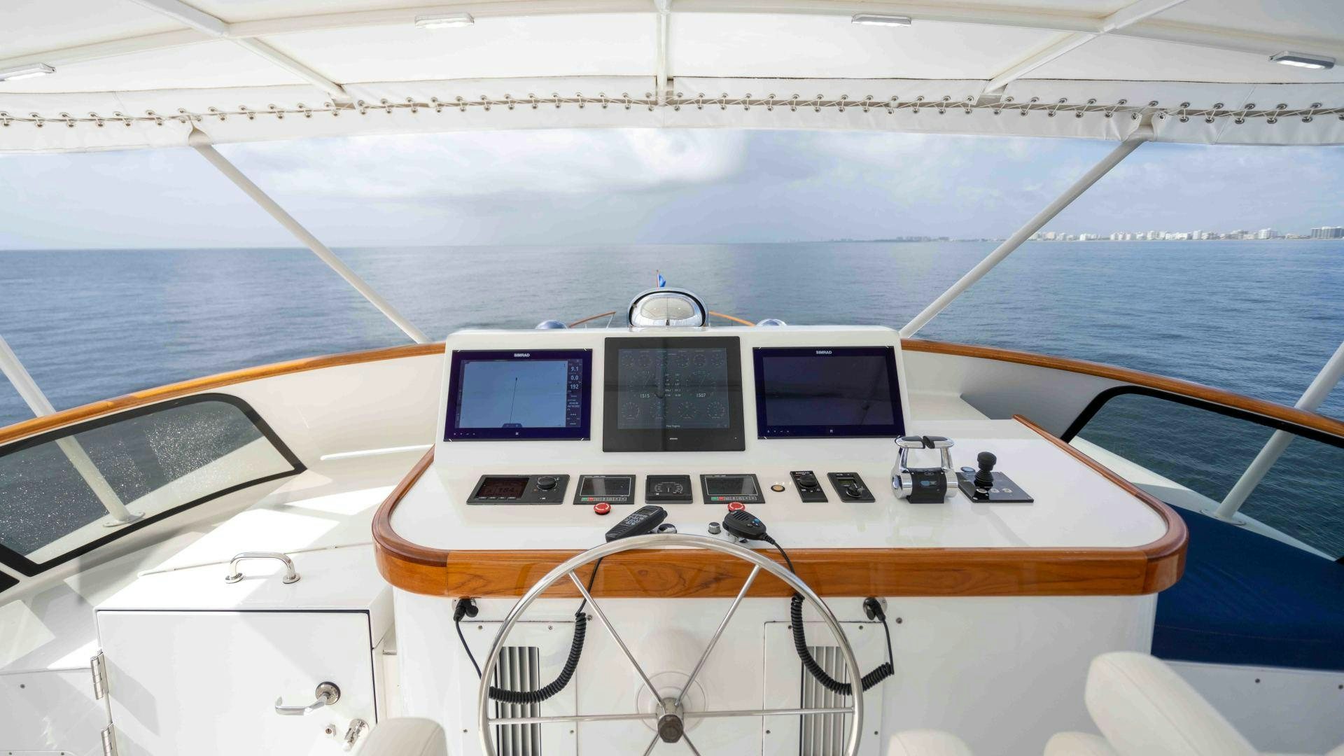 a boat on the water aboard NEREUS Yacht for Sale