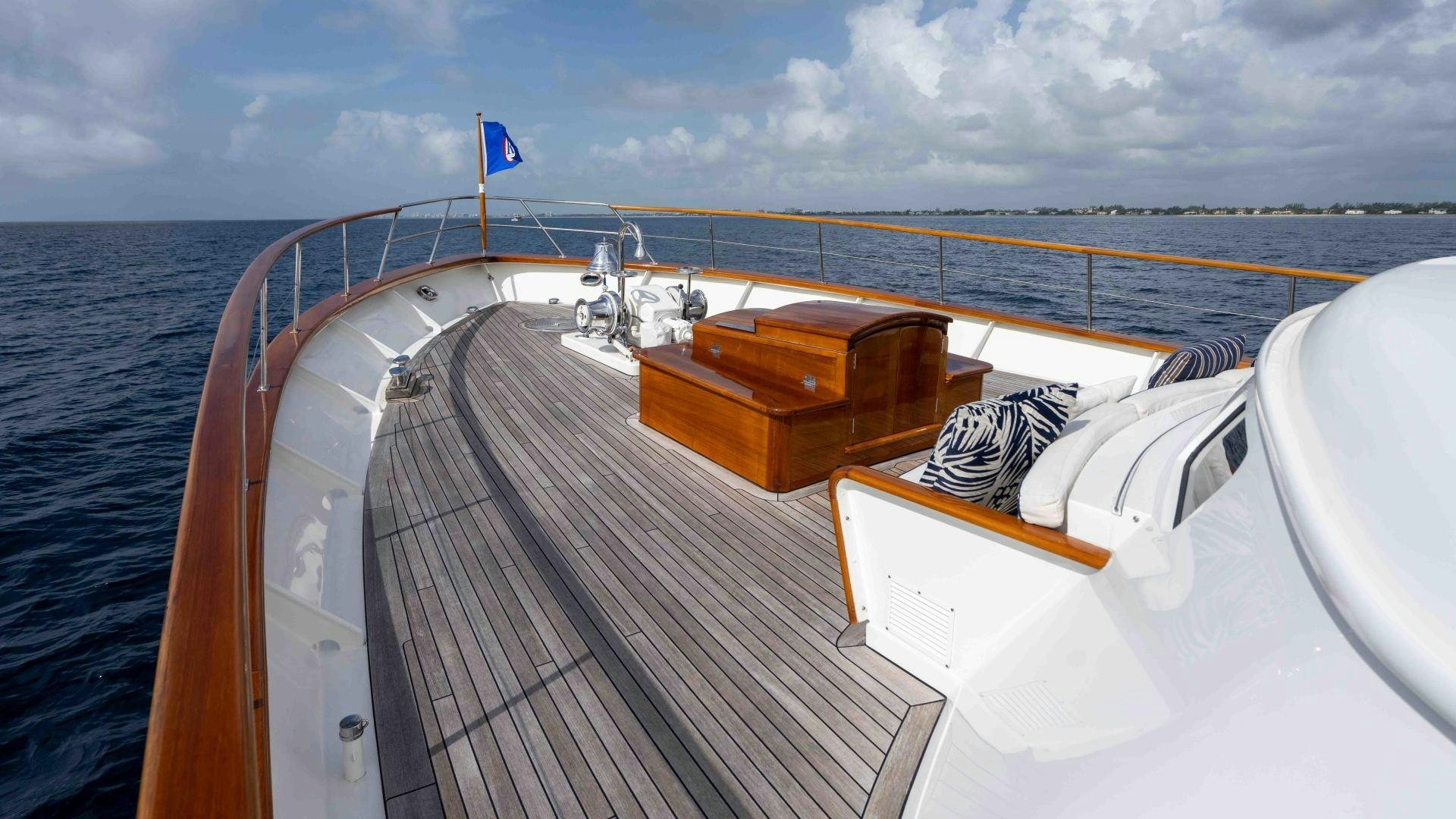 a boat on the water aboard NEREUS Yacht for Sale