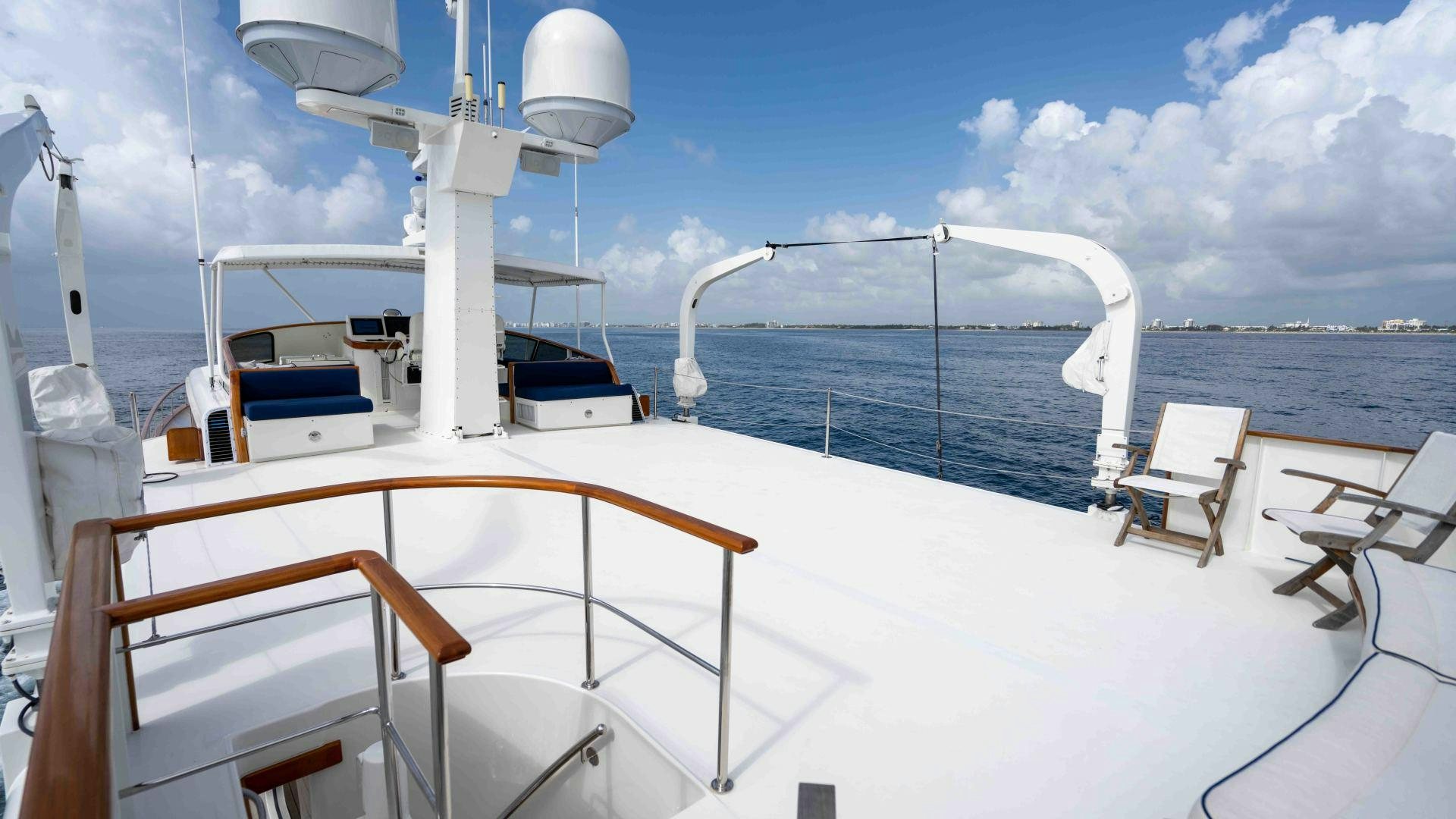 a boat on the water aboard NEREUS Yacht for Sale