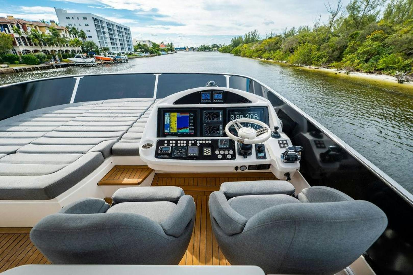 the inside of a boat aboard RAPALLO V Yacht for Sale